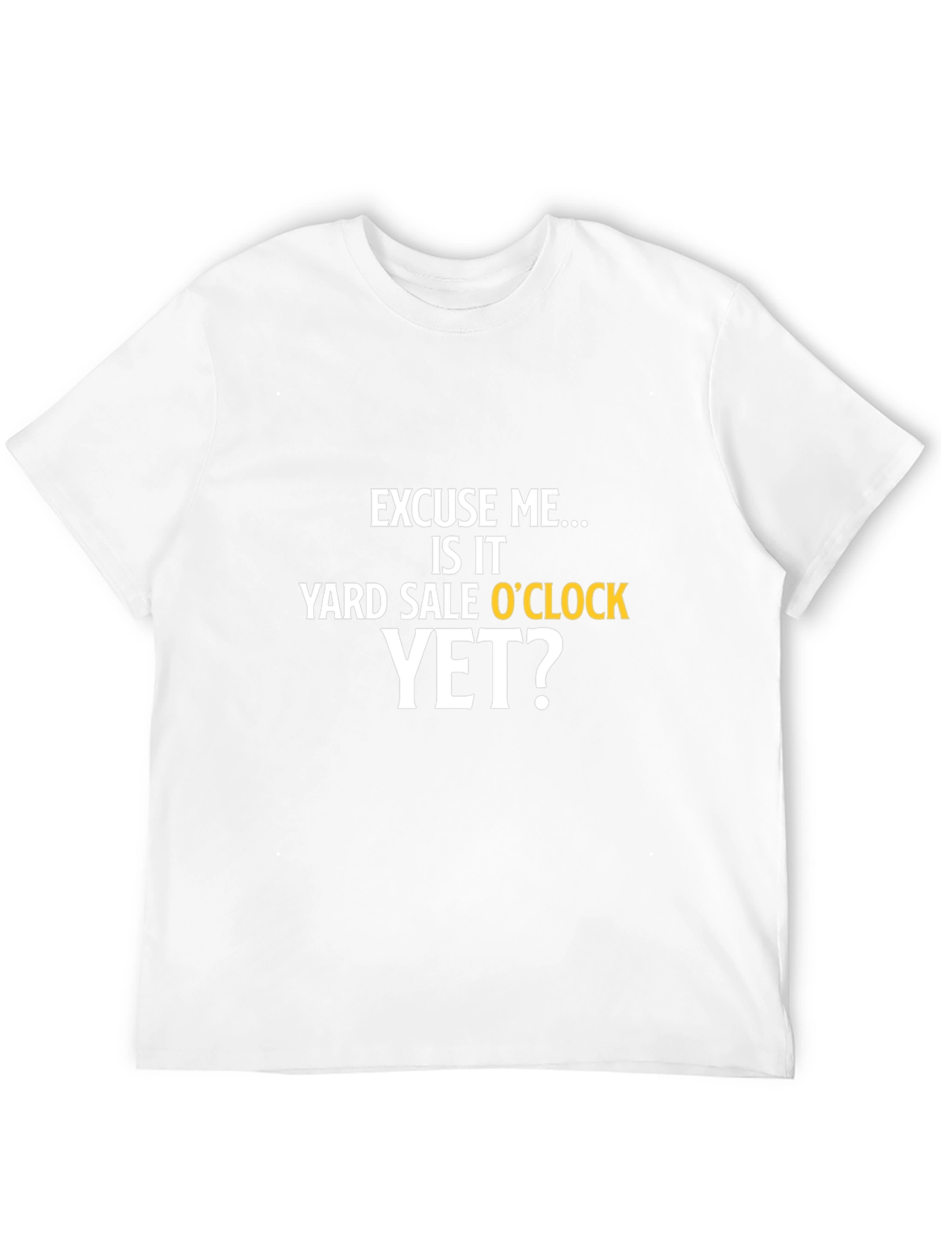 Yard Sale OClock T-Shirt - Black Graphic Tee