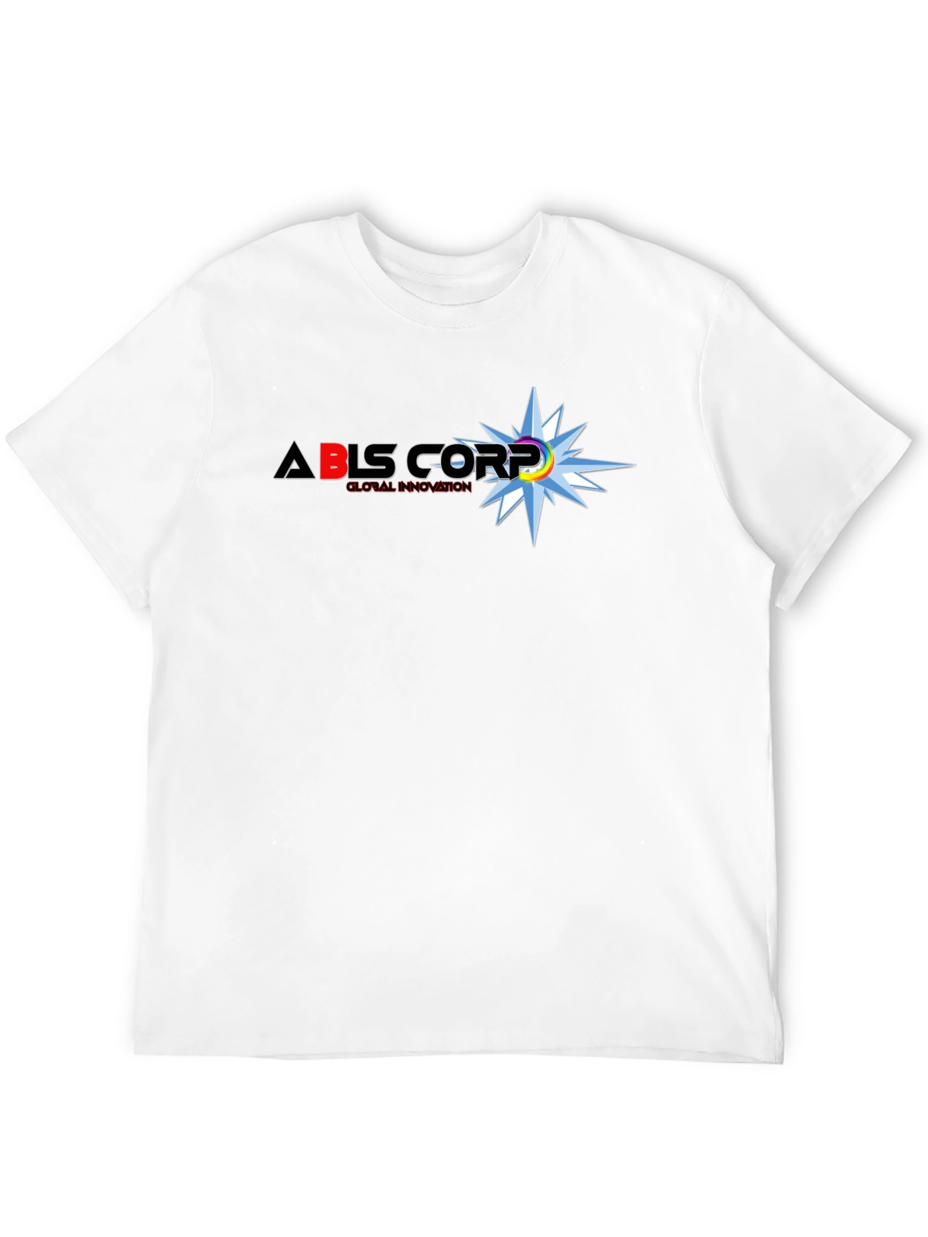 ABLS Corp. Black T-Shirt: Global Innovation Design
