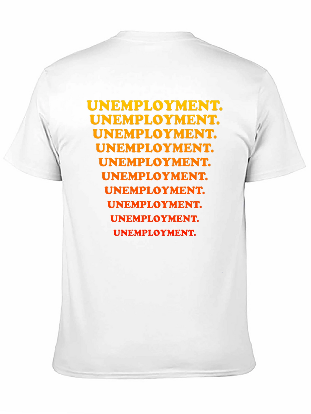 Unemployment Pattern Tee - Black Graphic T-Shirt