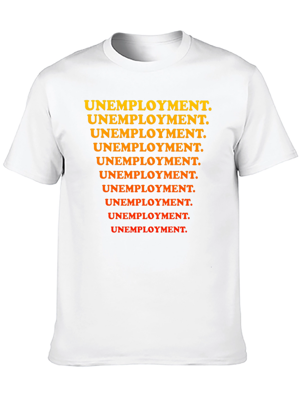 Unemployment Pattern Tee - Black Graphic T-Shirt