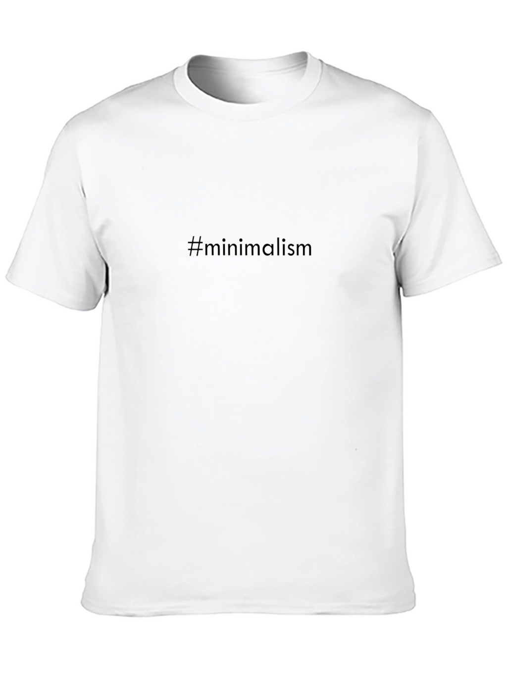 Minimalist Black T-Shirt - #minimalism