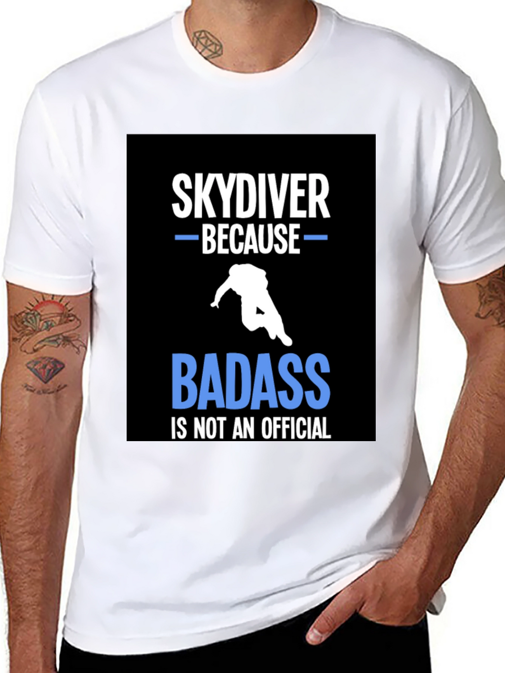 Skydiving T-Shirt - Badass Official Tee