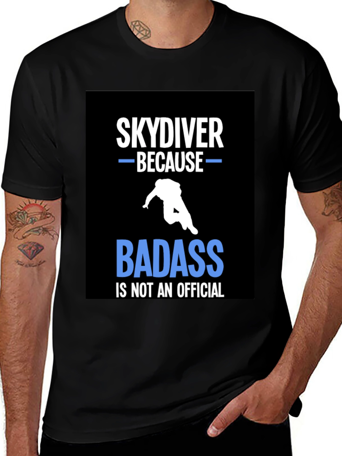 Skydiving T-Shirt - Badass Official Tee