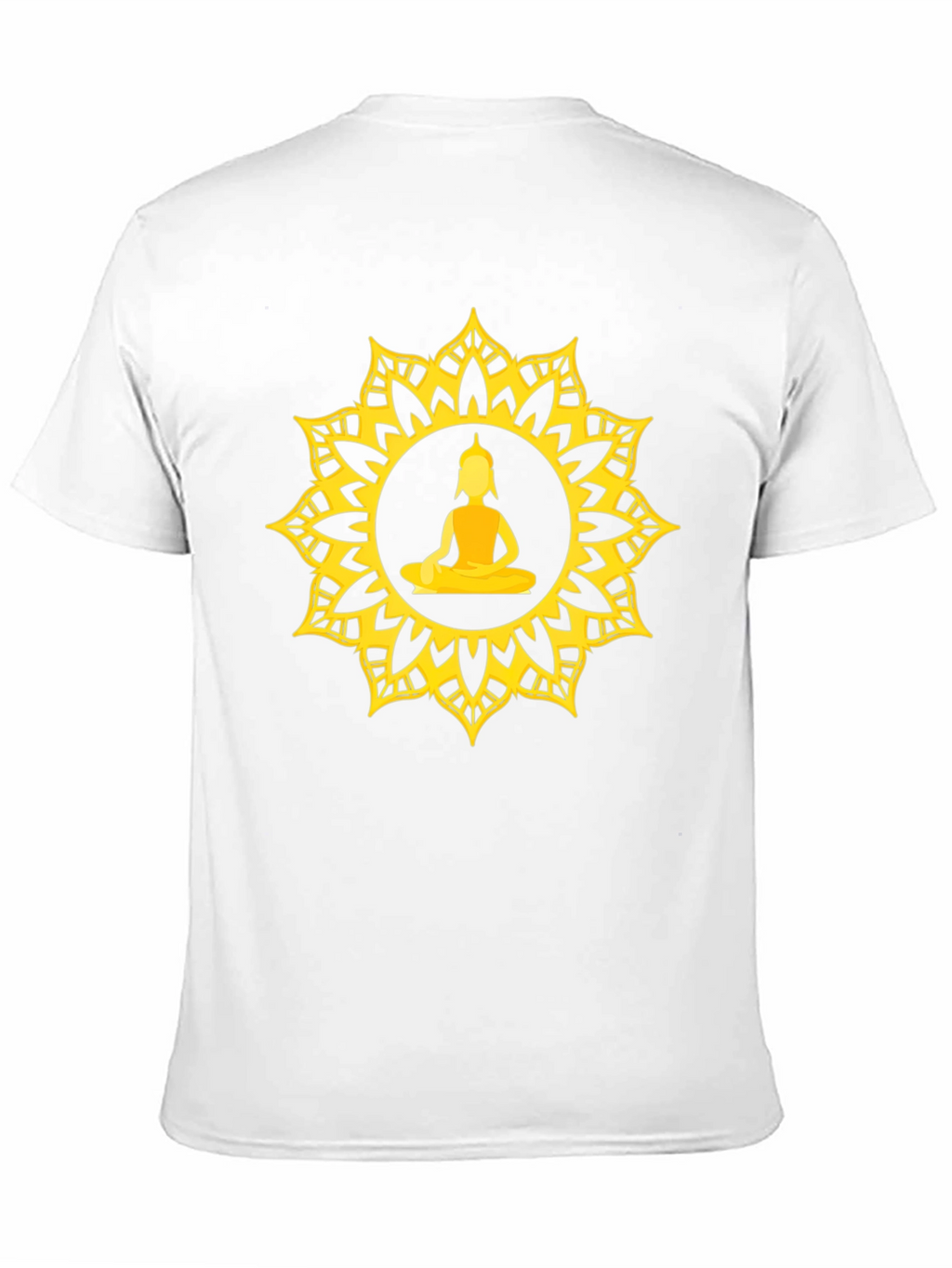 Buddha Mandala Graphic T-Shirt - Spiritual Design