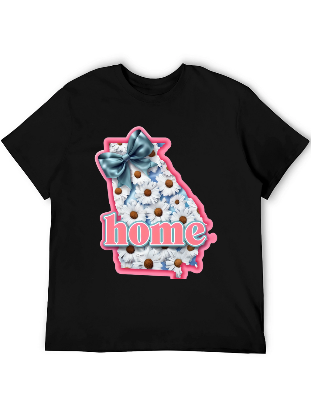 Georgia State Pride T-Shirt with Daisy Design
