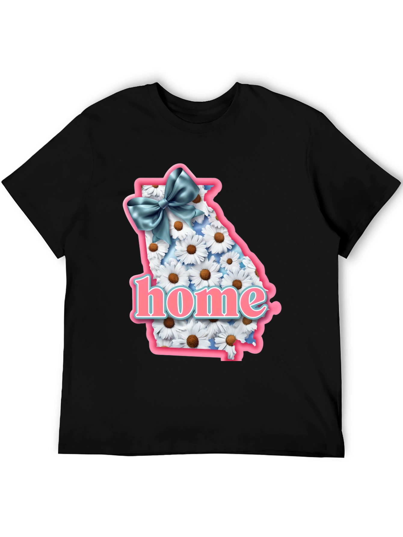 Georgia State Pride T-Shirt with Daisy Design