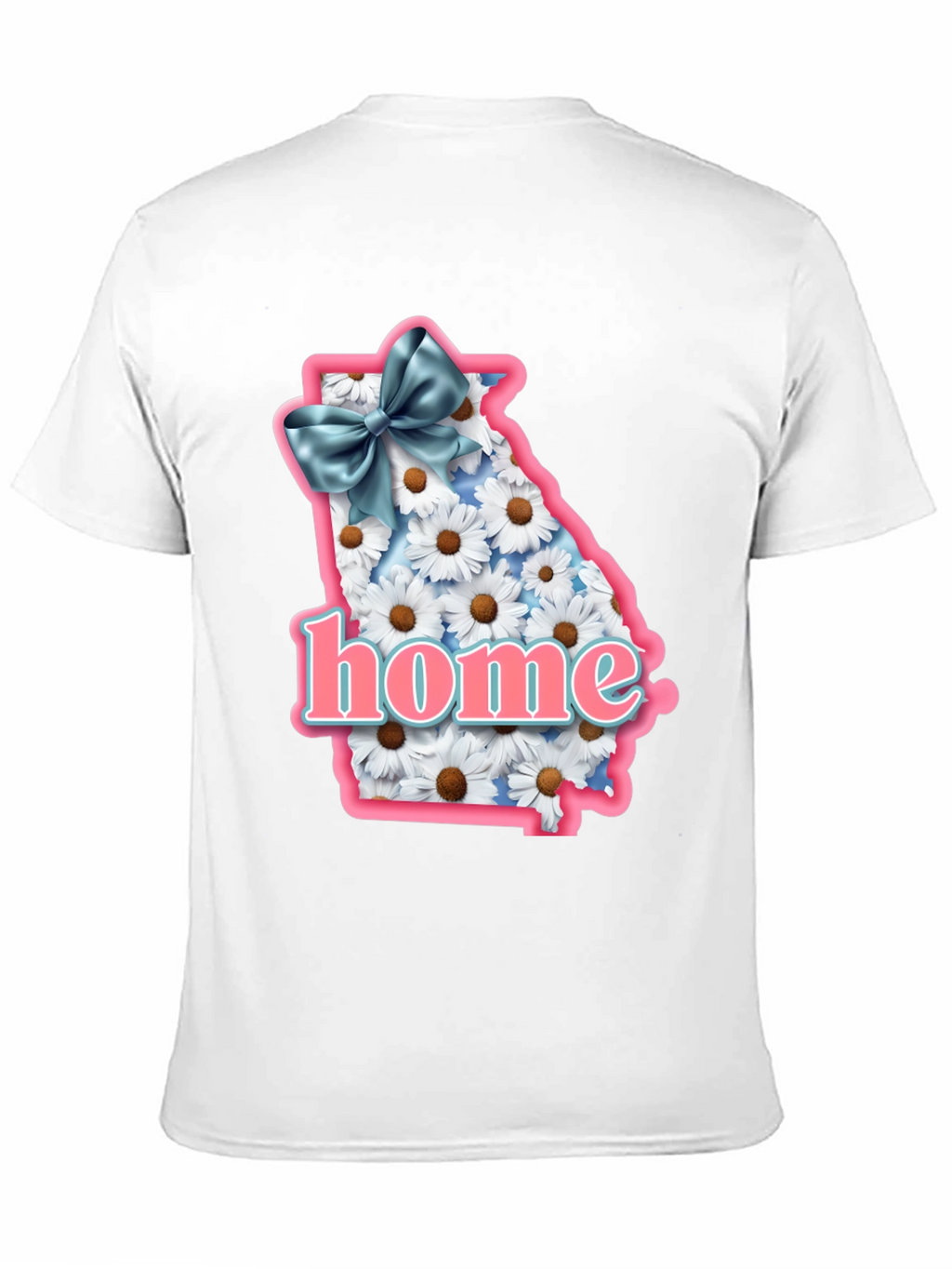 Georgia State Pride T-Shirt with Daisy Design