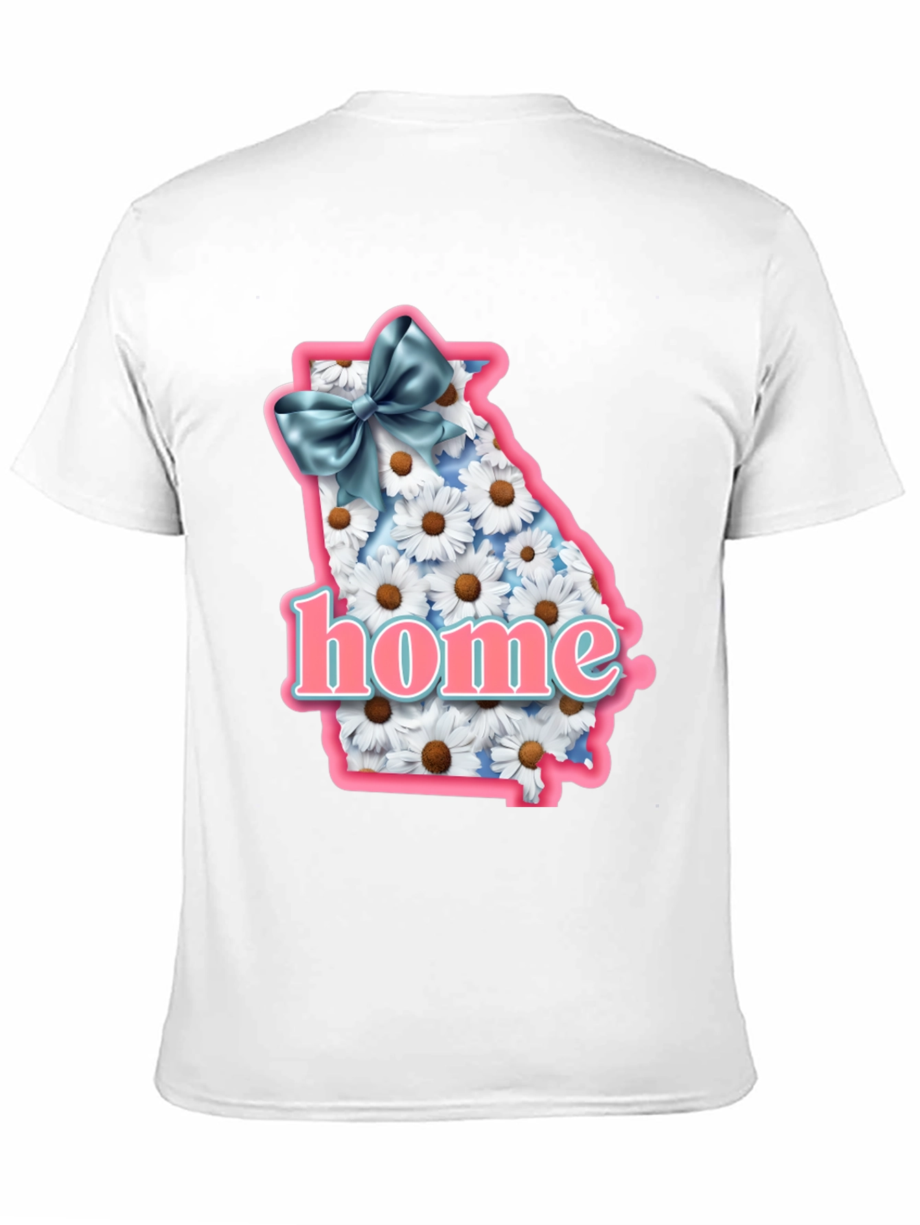 Georgia State Pride T-Shirt with Daisy Design