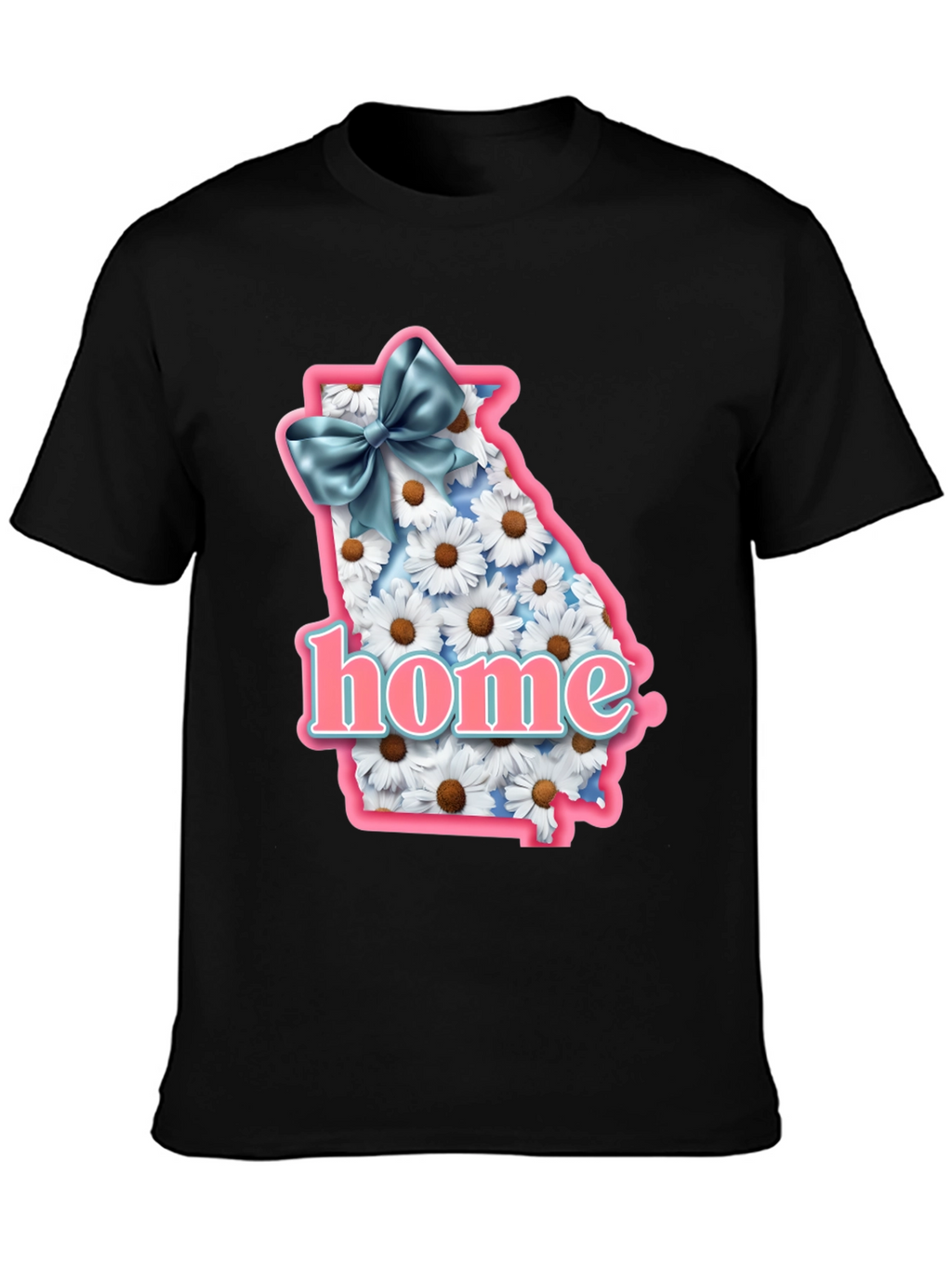 Georgia State Pride T-Shirt with Daisy Design