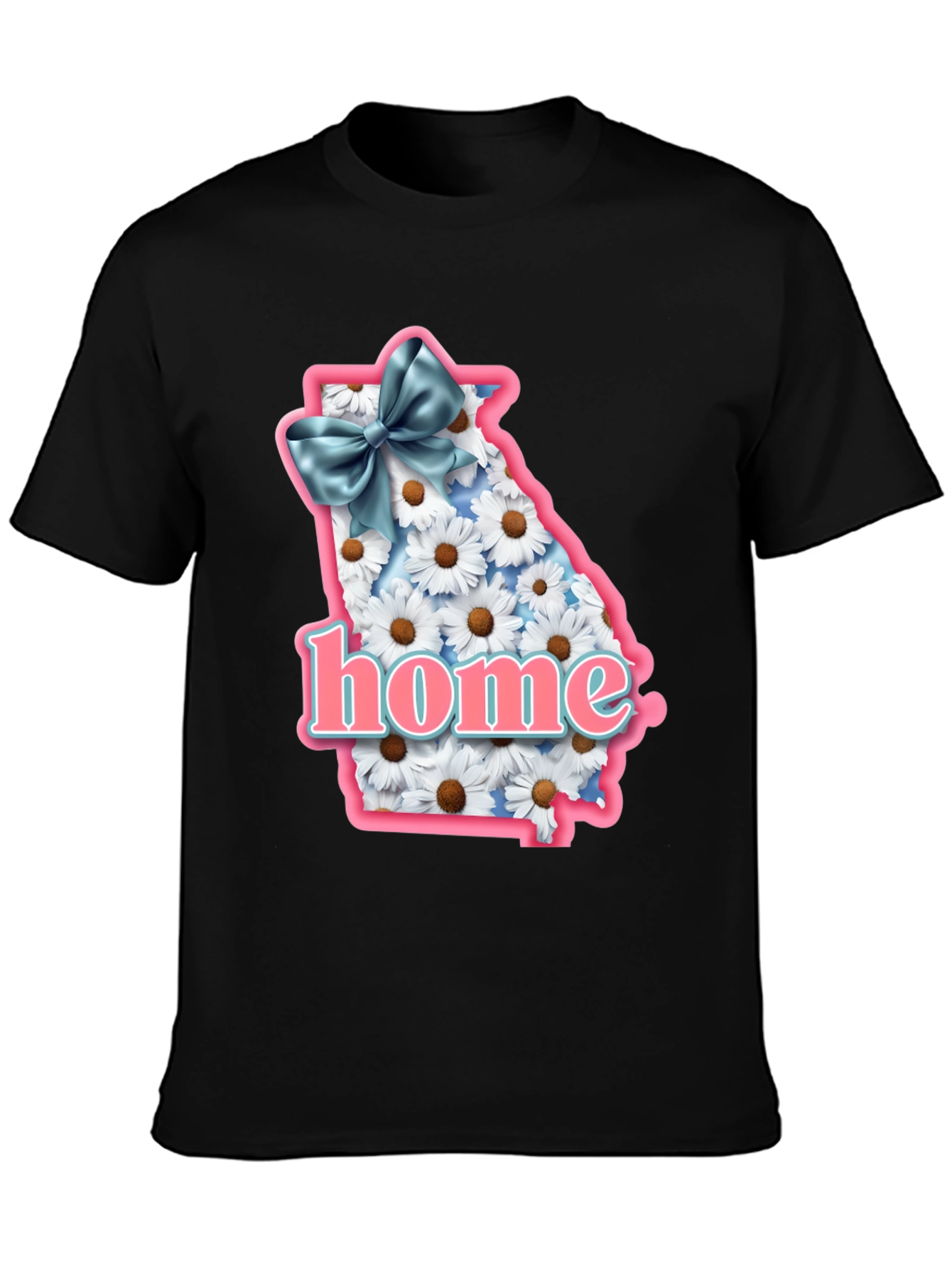Georgia State Pride T-Shirt with Daisy Design