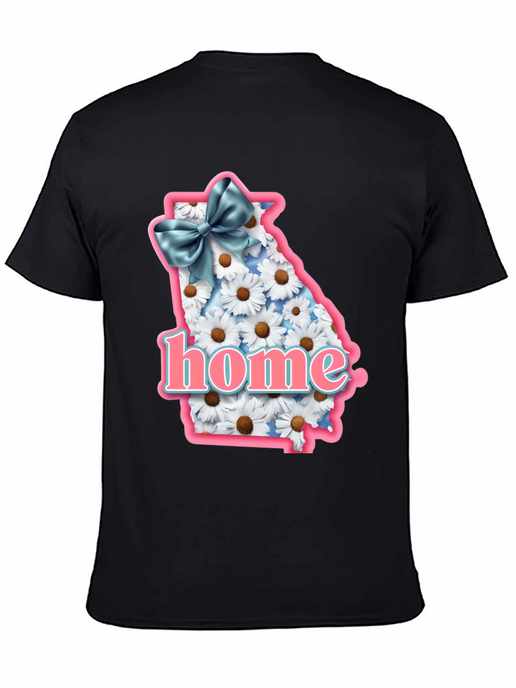 Georgia State Pride T-Shirt with Daisy Design
