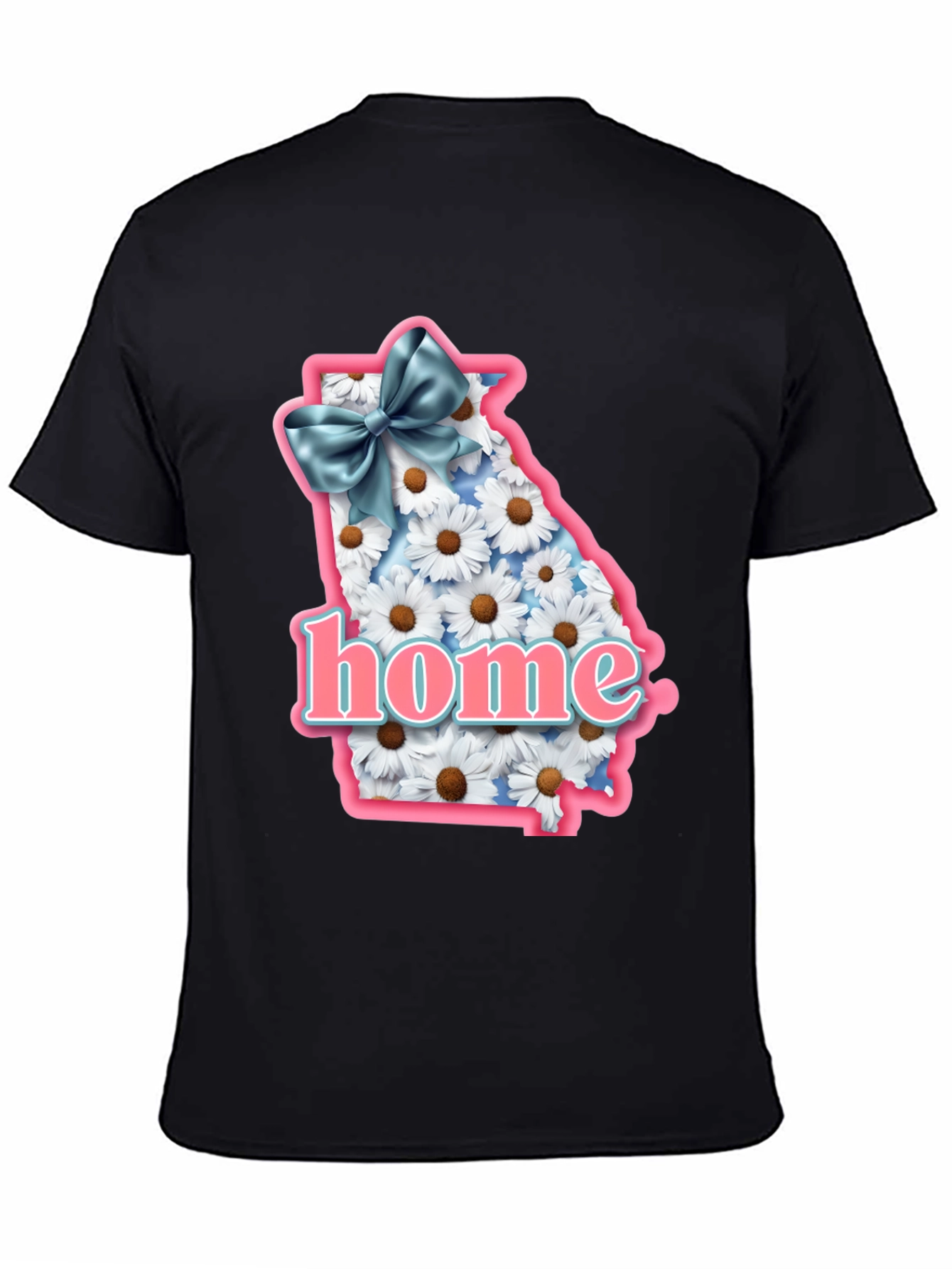 Georgia State Pride T-Shirt with Daisy Design