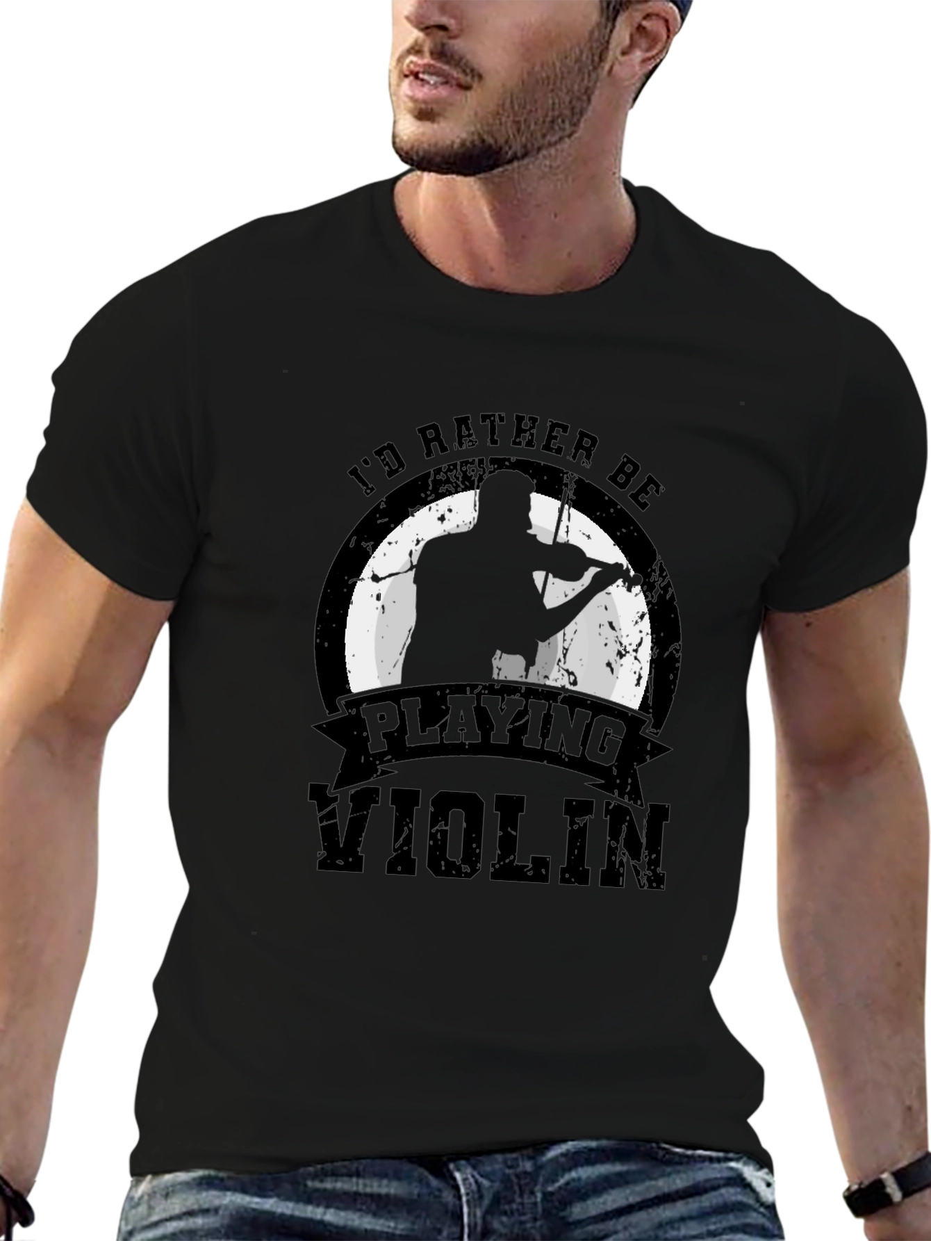 Id Rather Be Playing Violin T-Shirt