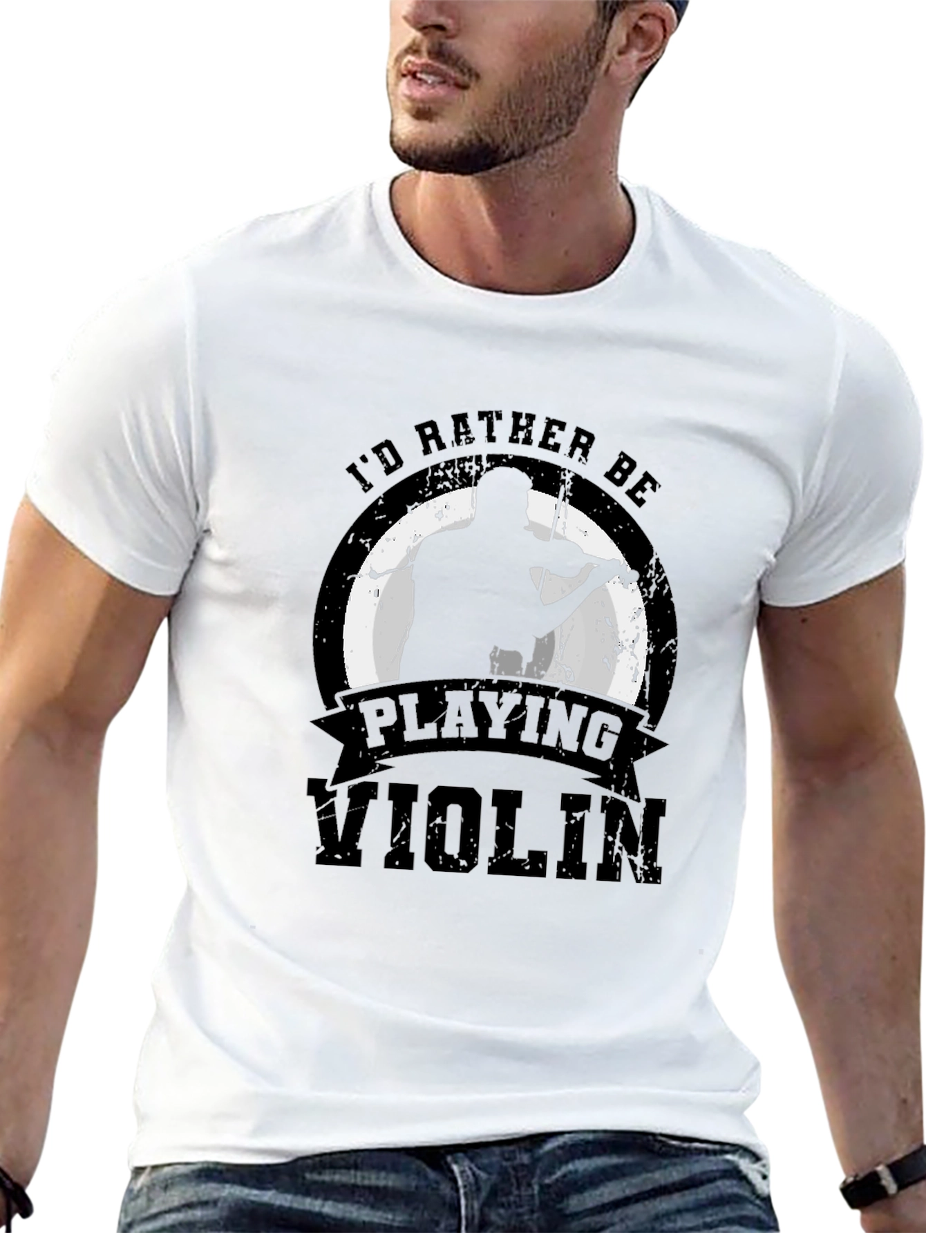 Id Rather Be Playing Violin T-Shirt