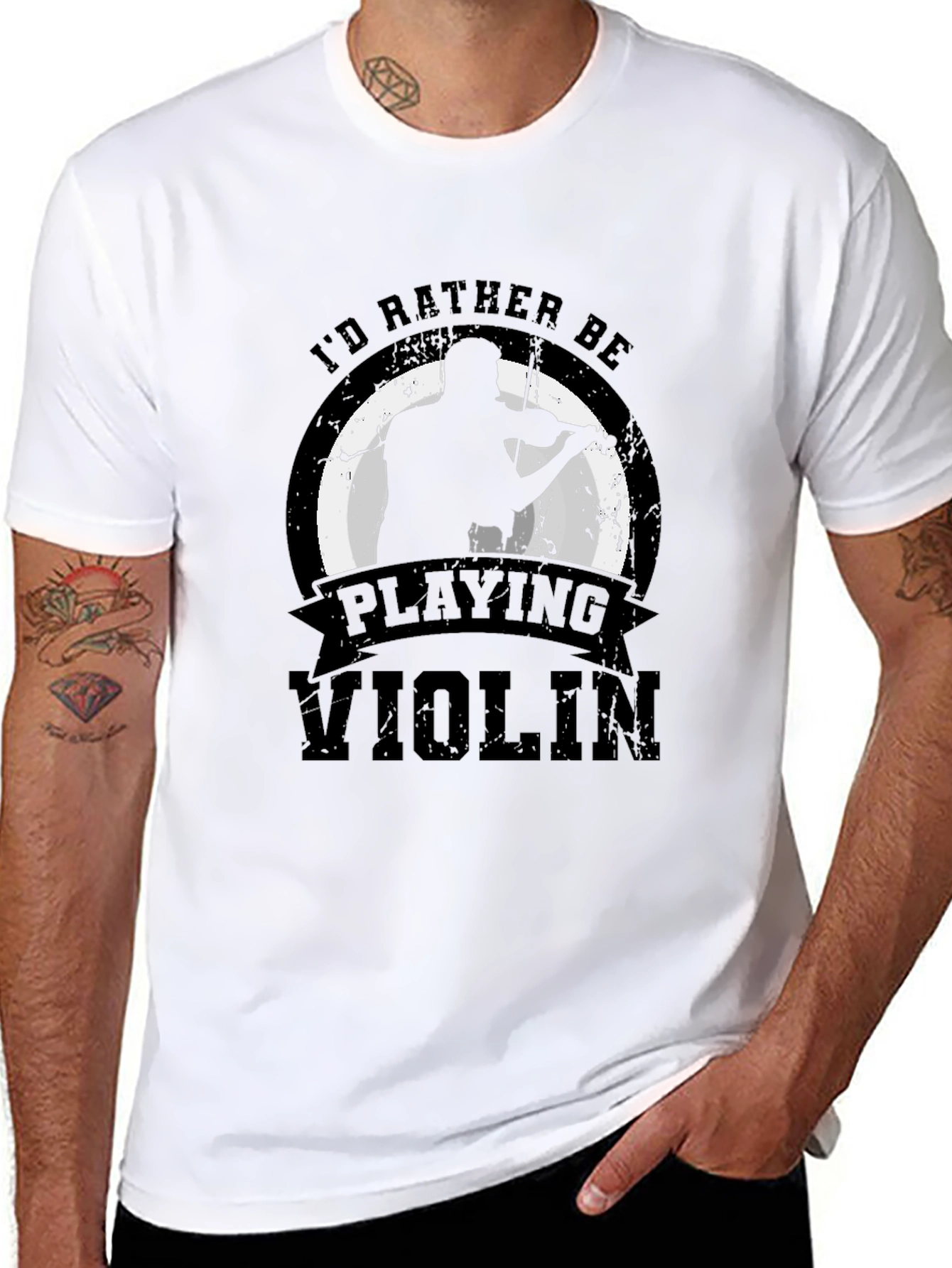 Id Rather Be Playing Violin T-Shirt
