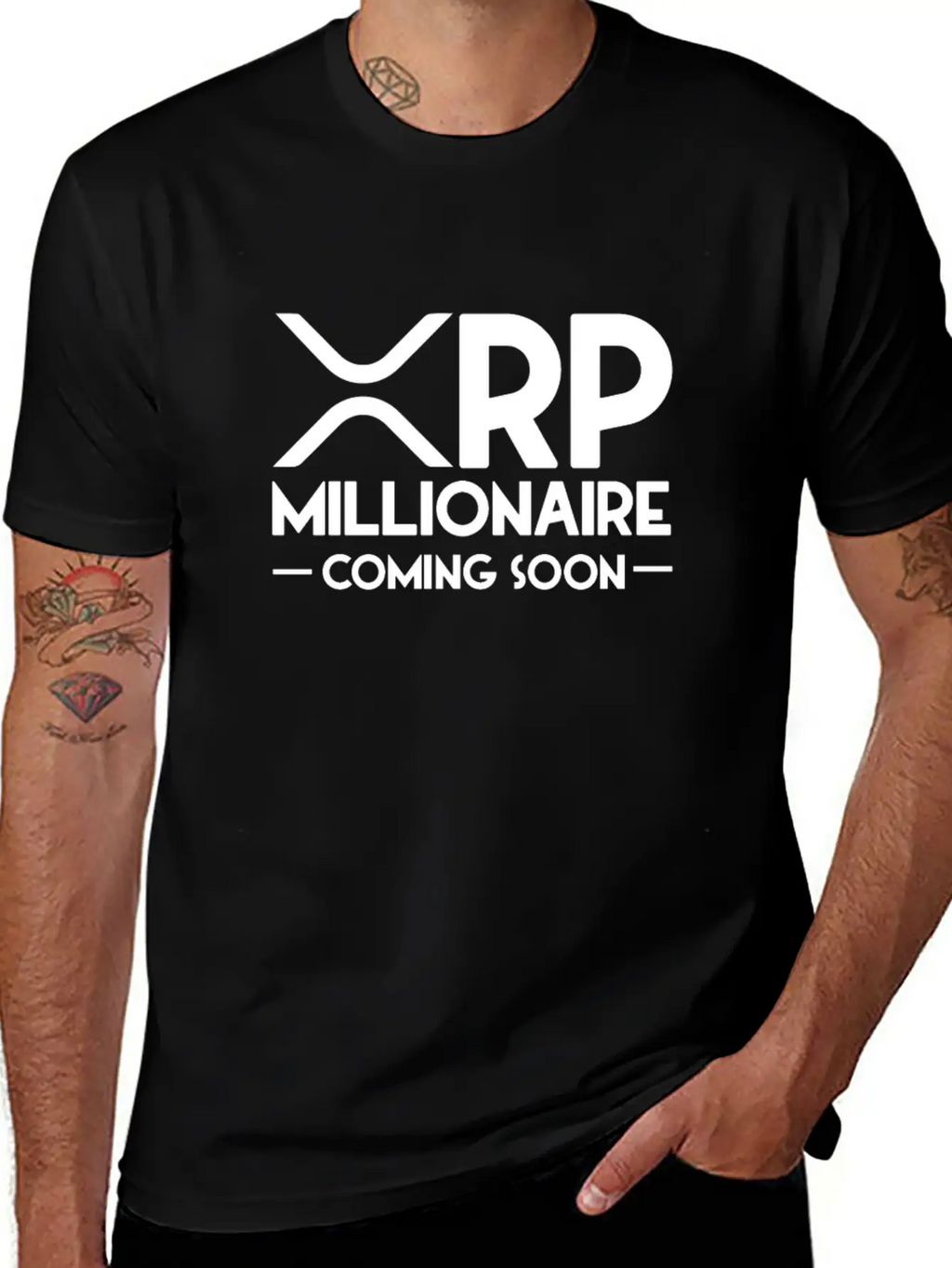 Xrp Millionaire Coming Soon Ripple Xrp Crypto Relaxed Everyday Tee – Lightweight And Durable Cotton
