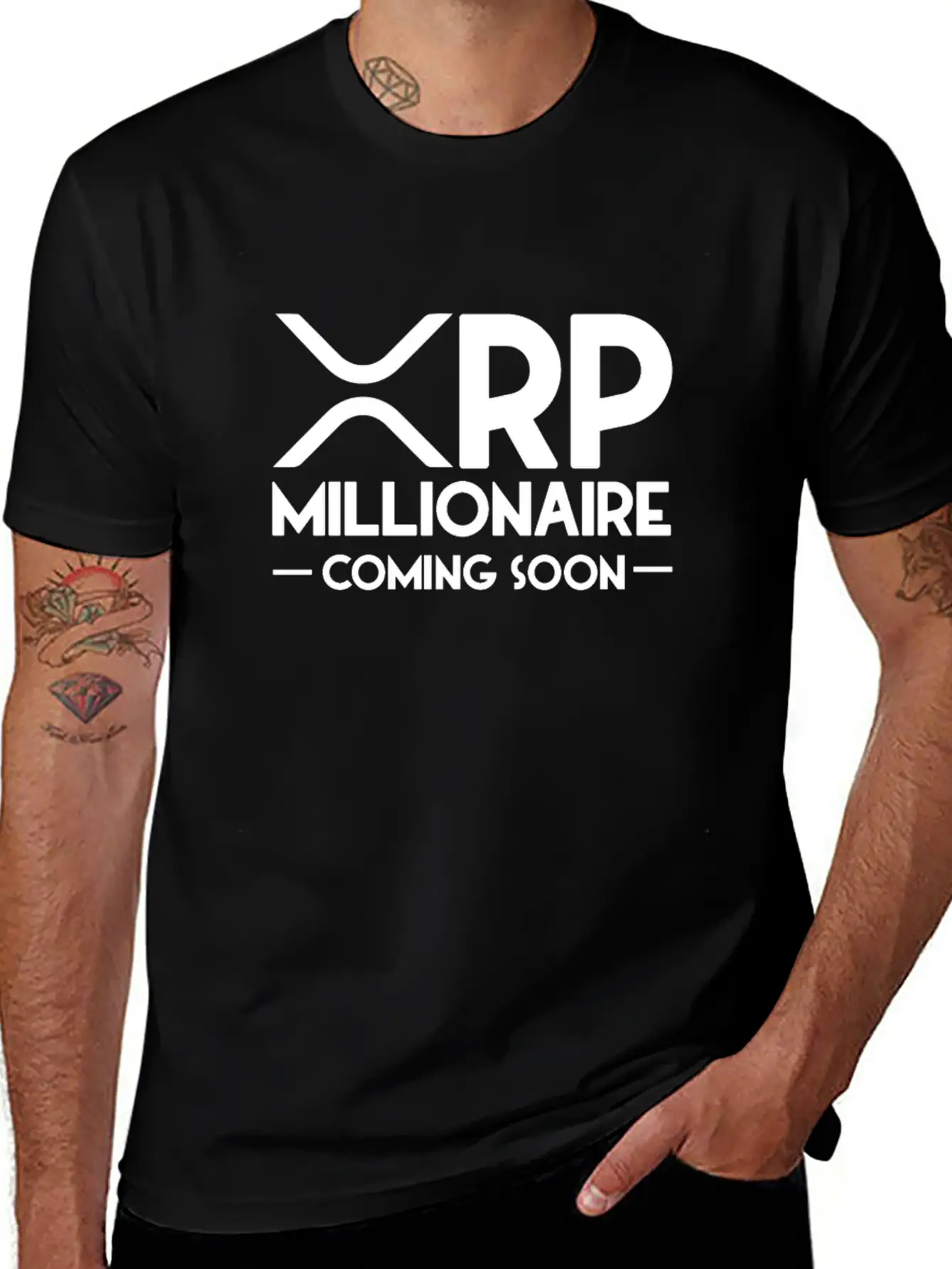 Xrp Millionaire Coming Soon Ripple Xrp Crypto Relaxed Everyday Tee – Lightweight And Durable Cotton