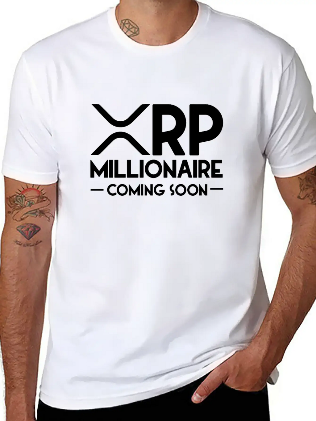 Xrp Millionaire Coming Soon Ripple Xrp Crypto Relaxed Everyday Tee – Lightweight And Durable Cotton