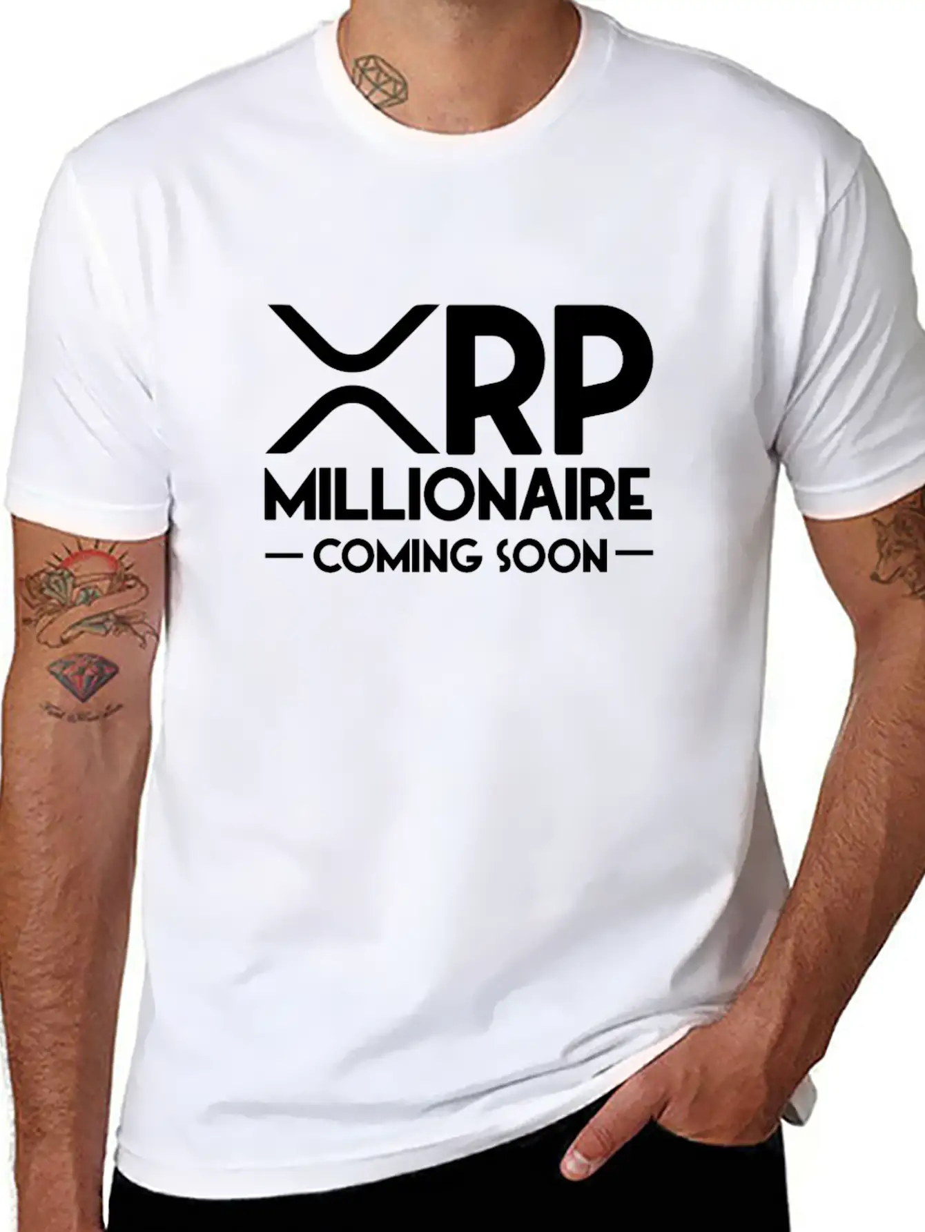 Xrp Millionaire Coming Soon Ripple Xrp Crypto Relaxed Everyday Tee – Lightweight And Durable Cotton