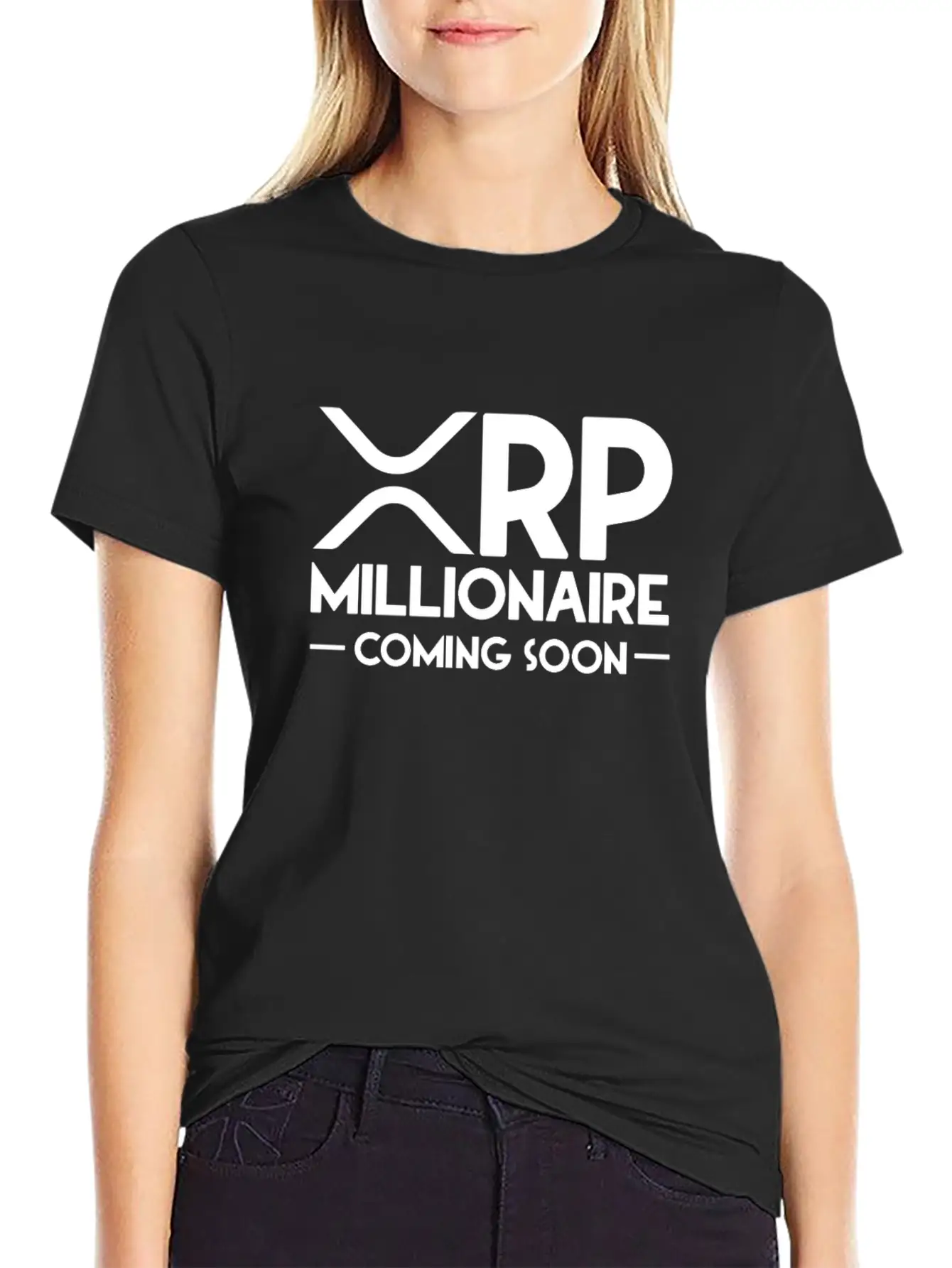 Xrp Millionaire Coming Soon Ripple Xrp Crypto Relaxed Everyday Tee – Lightweight And Durable Cotton