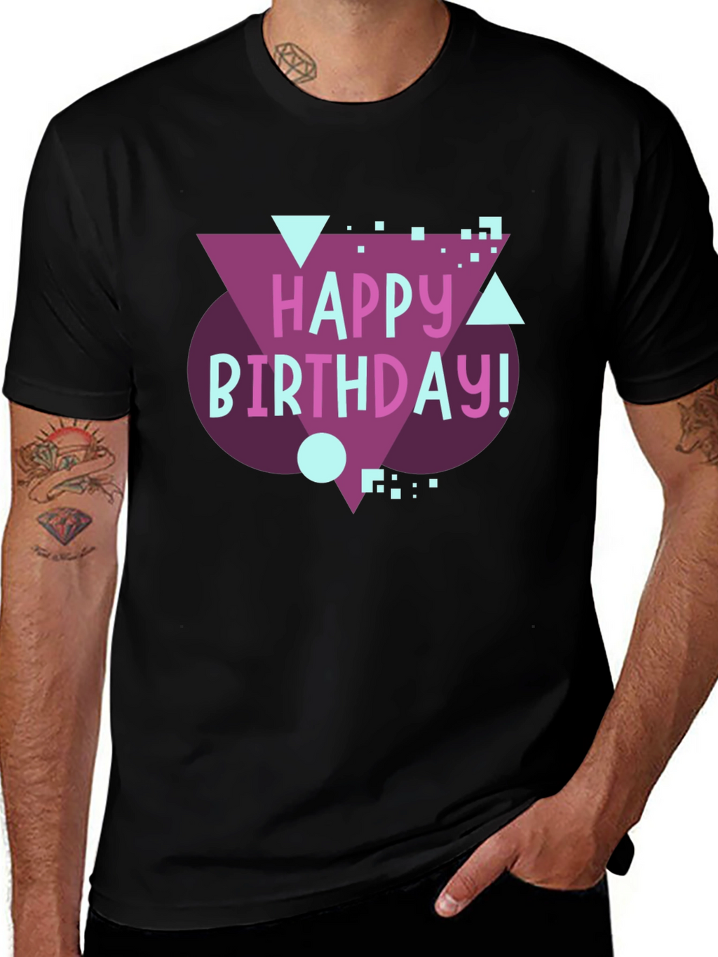 Happy Birthday Graphic Tee - Fun Birthday Gift!
