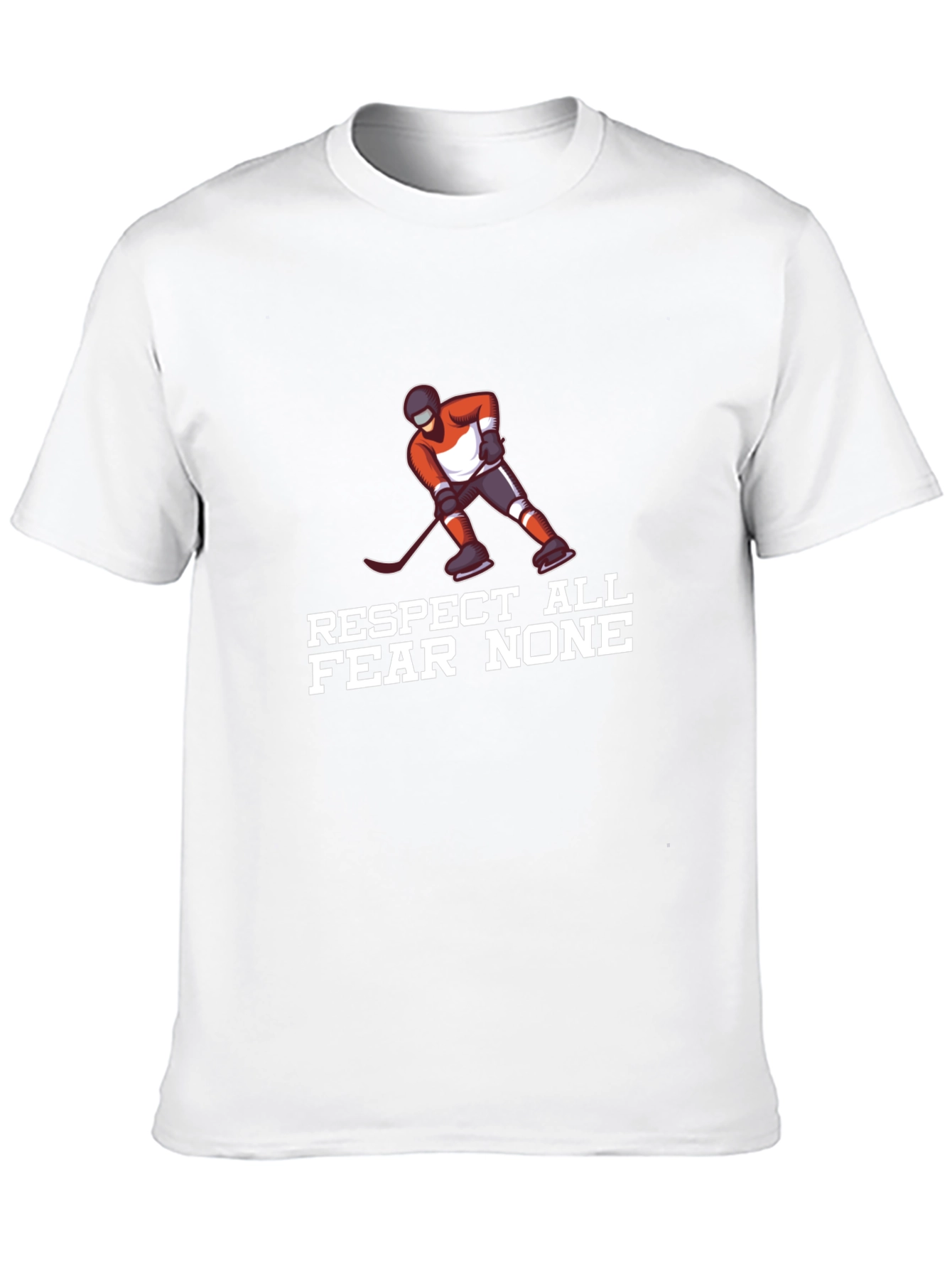 Respect All Fear None Hockey T-Shirt