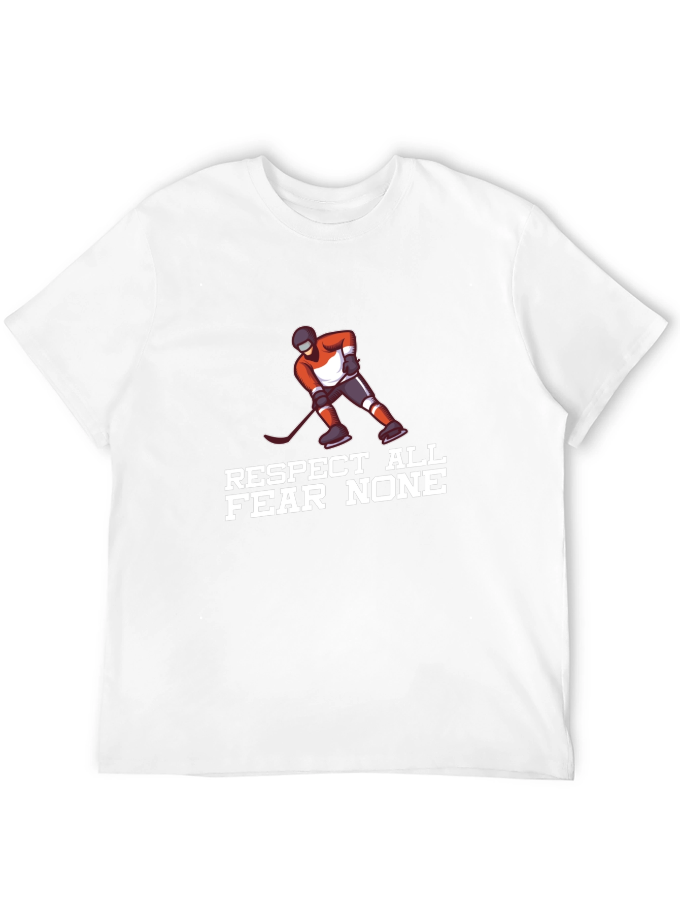 Respect All Fear None Hockey T-Shirt