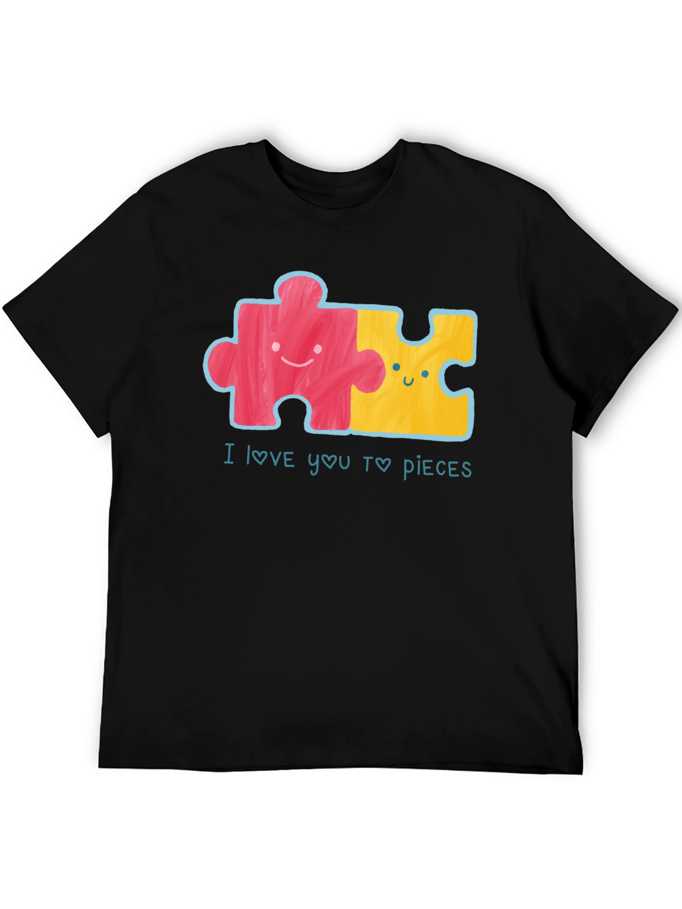 I Love You To Pieces Puzzle T-Shirt