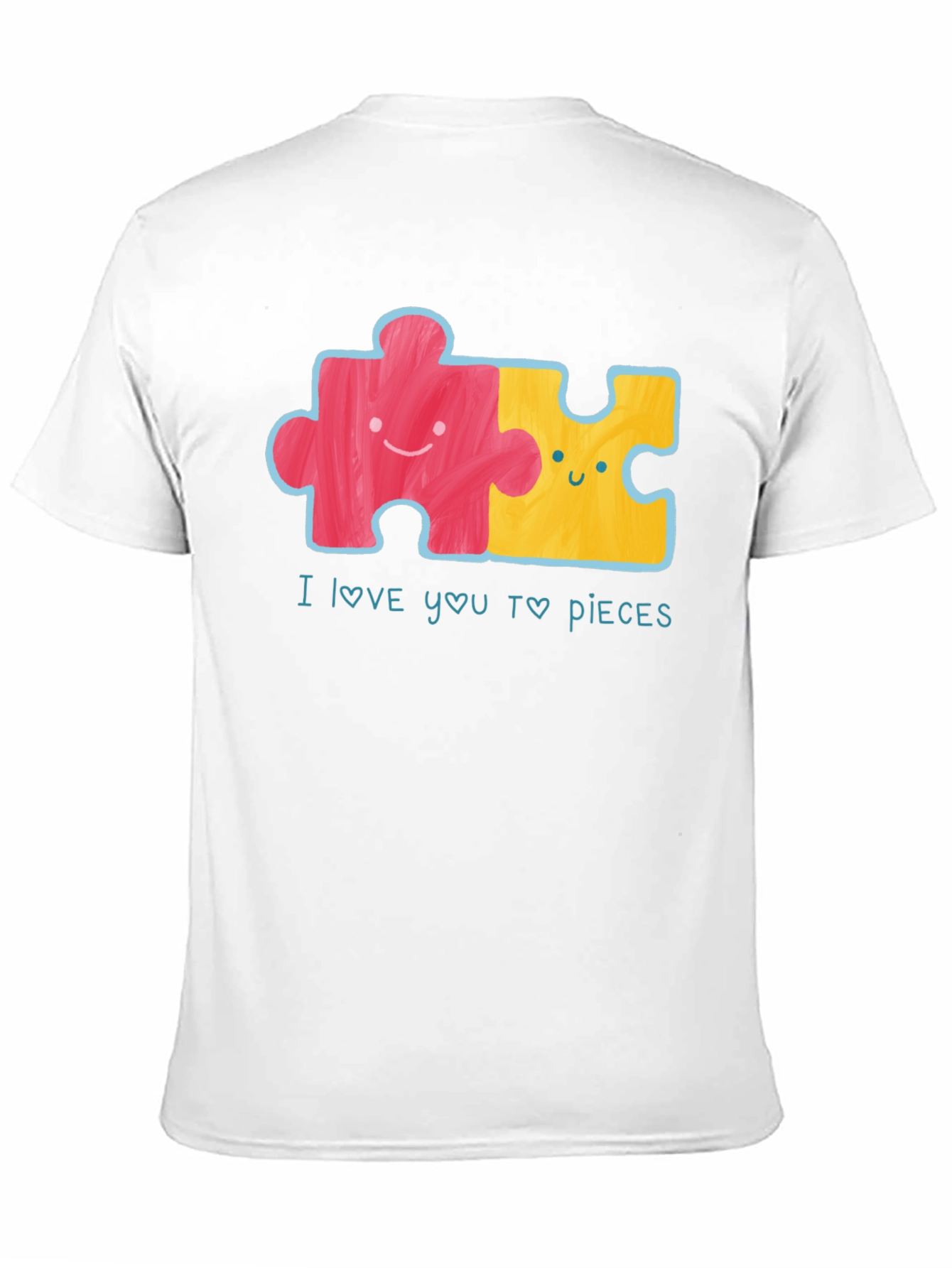 I Love You To Pieces Puzzle T-Shirt