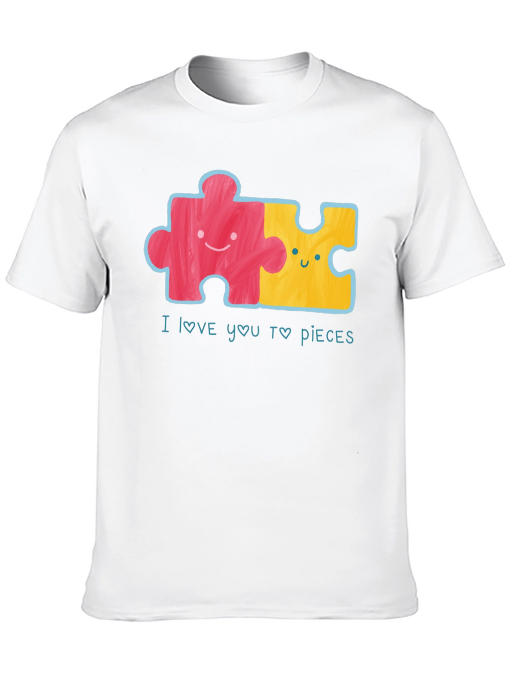 I Love You To Pieces Puzzle T-Shirt