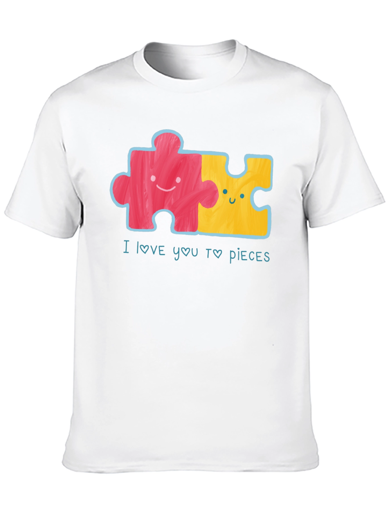 I Love You To Pieces Puzzle T-Shirt