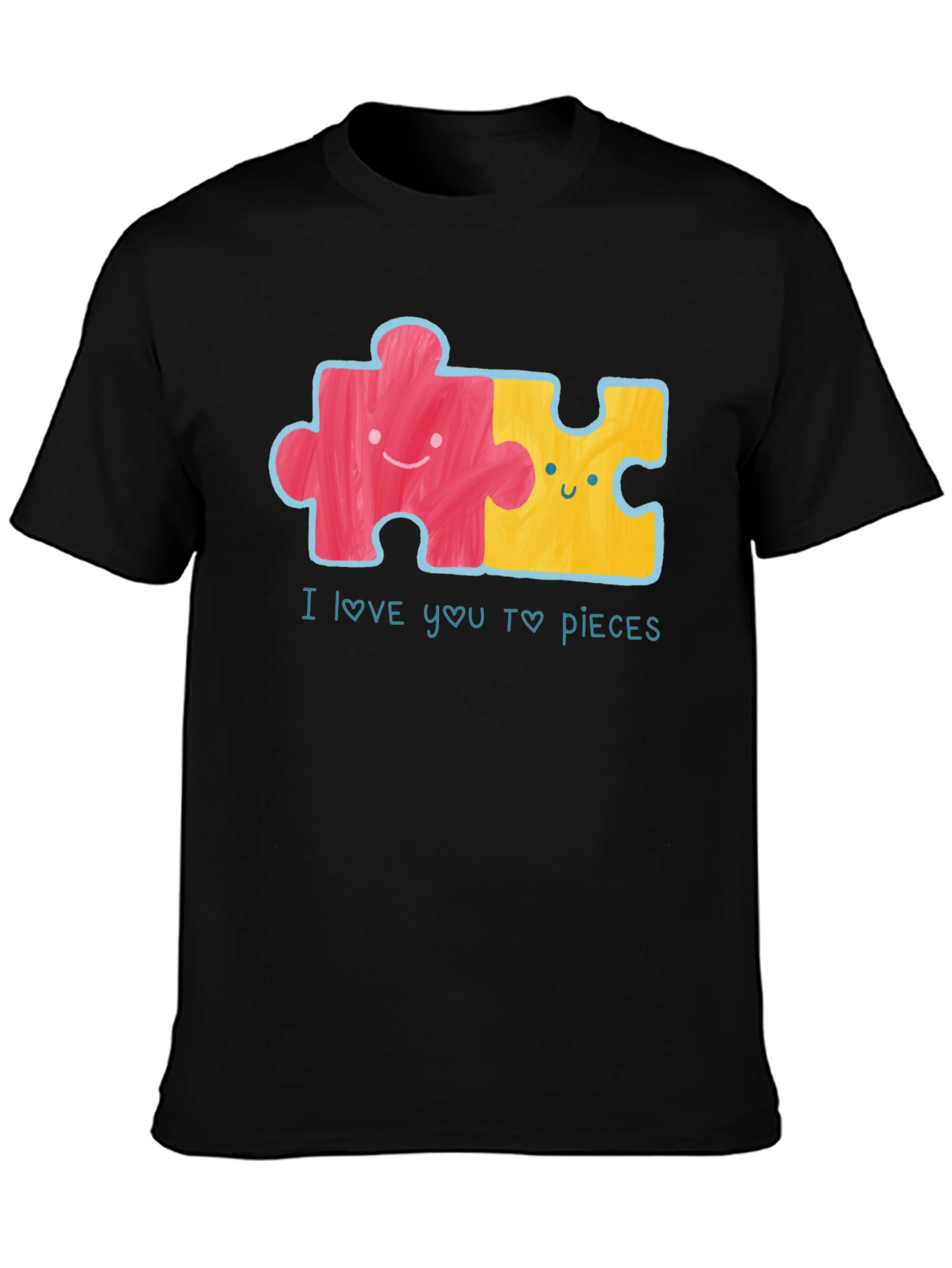 I Love You To Pieces Puzzle T-Shirt