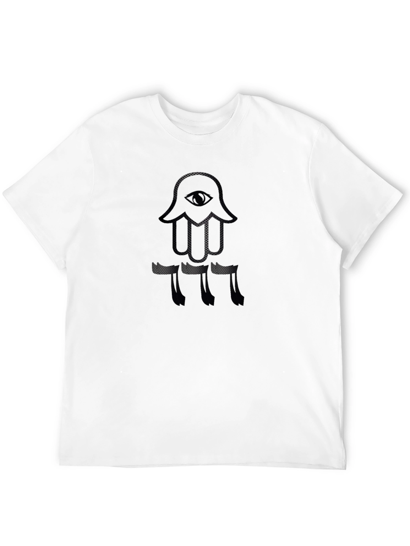 Black Hamsa Hand Eye T-Shirt