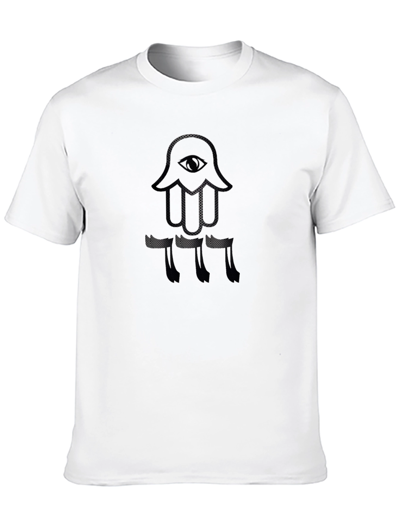 Black Hamsa Hand Eye T-Shirt