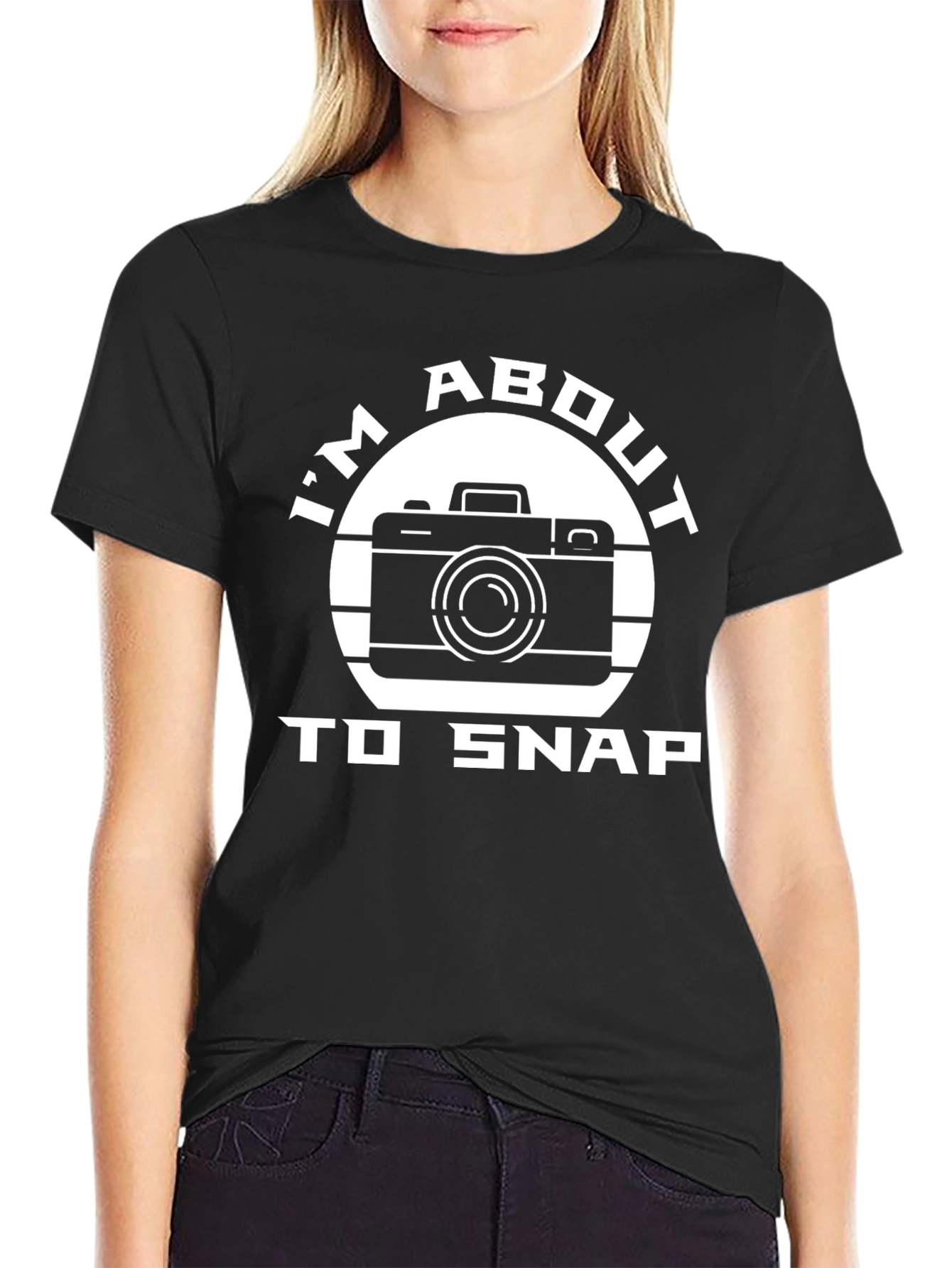 Im About To Snap Camera Graphic T-Shirt