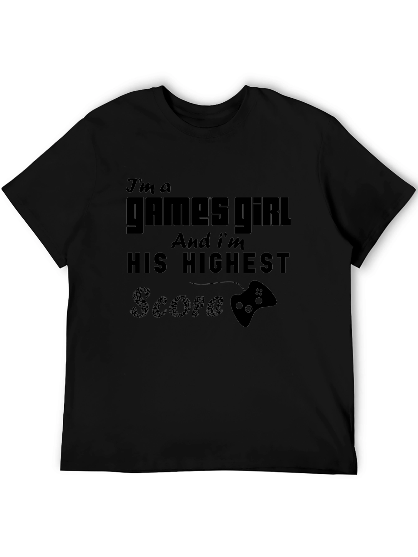 Gamer Girl T-Shirt - His Highest Score Novelty Tee