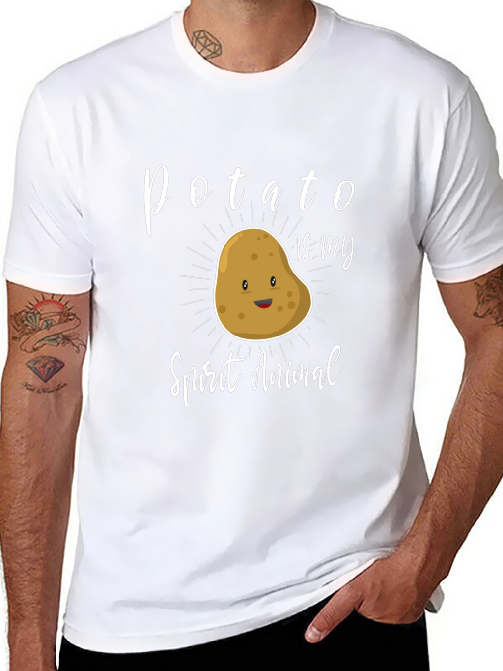 Potato is My Spirit Animal Funny T-Shirt