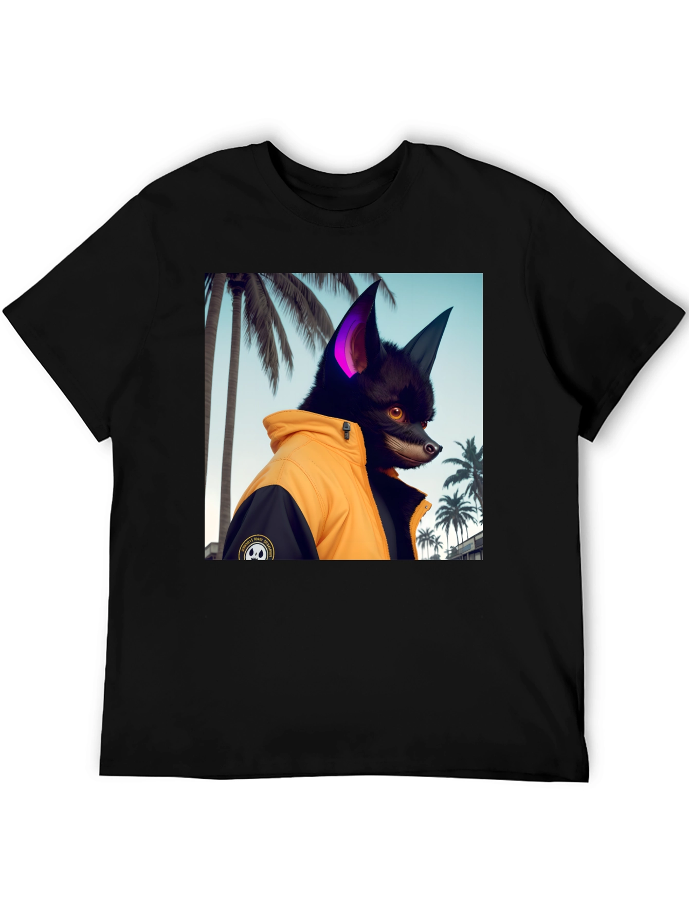 Cool Canine Tee - Dog in Jacket