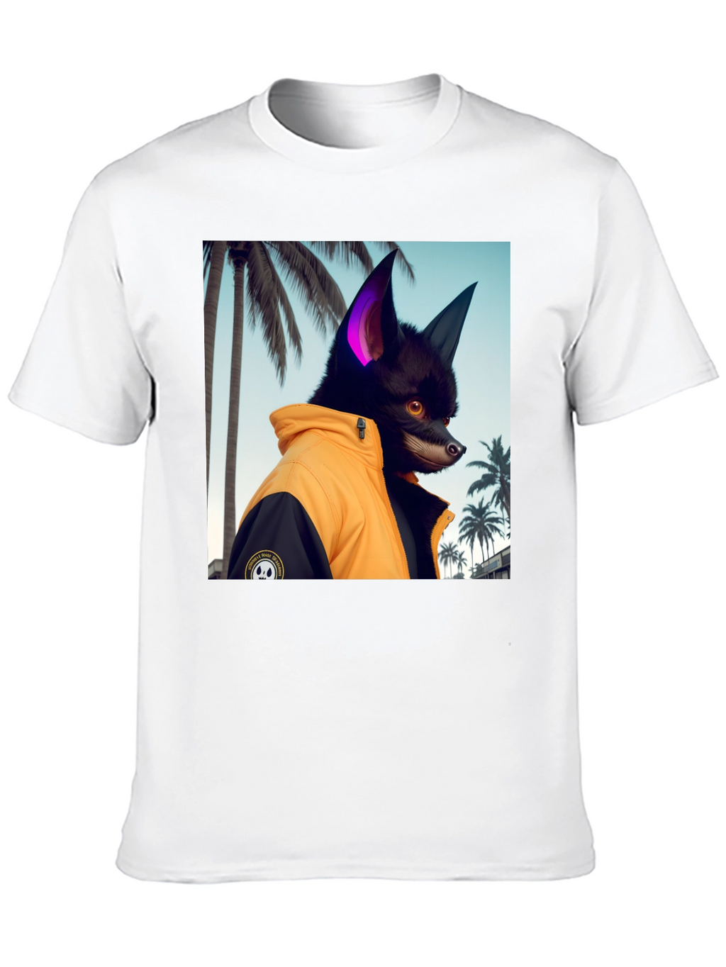 Cool Canine Tee - Dog in Jacket