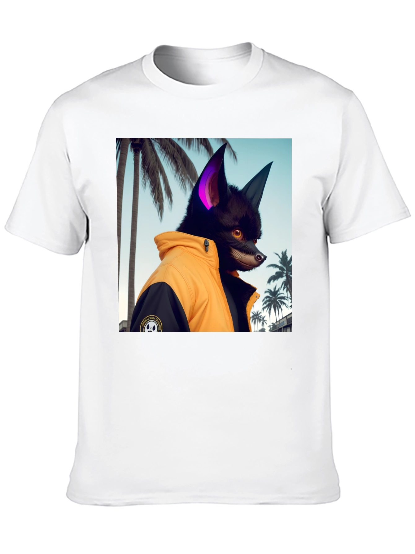 Cool Canine Tee - Dog in Jacket