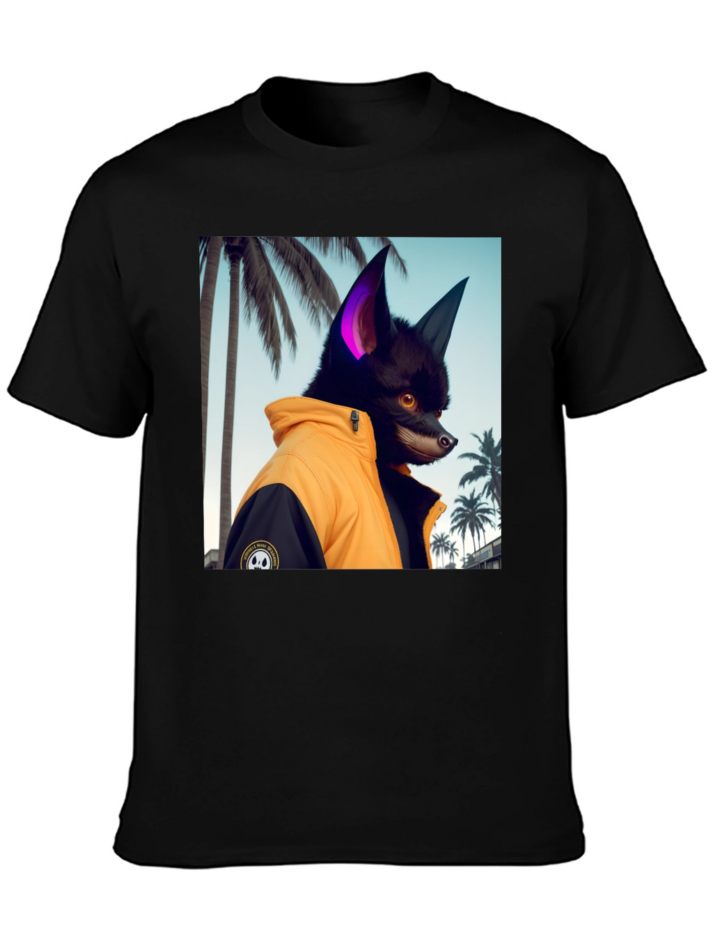 Cool Canine Tee - Dog in Jacket