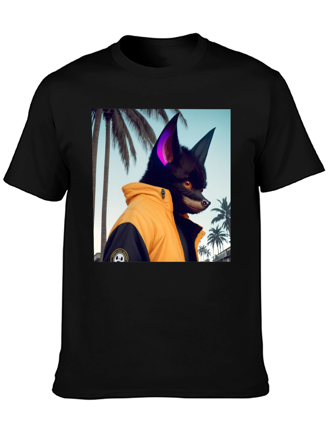 Cool Canine Tee - Dog in Jacket