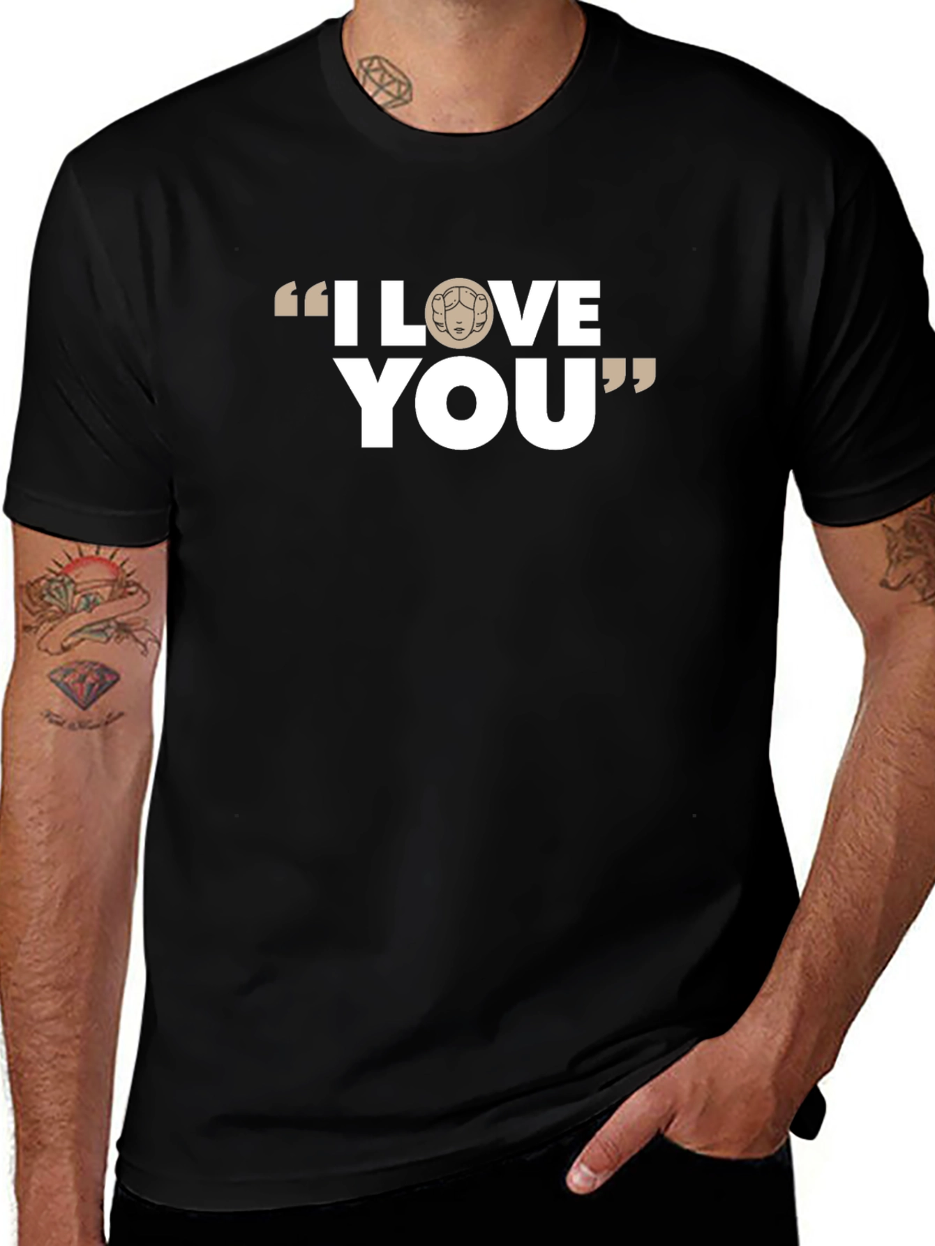 I Love You Princess Leia Star Wars Graphic T-Shirt