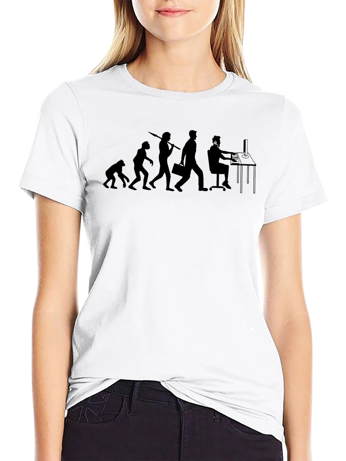 Evolution of a Programmer T-Shirt - Black