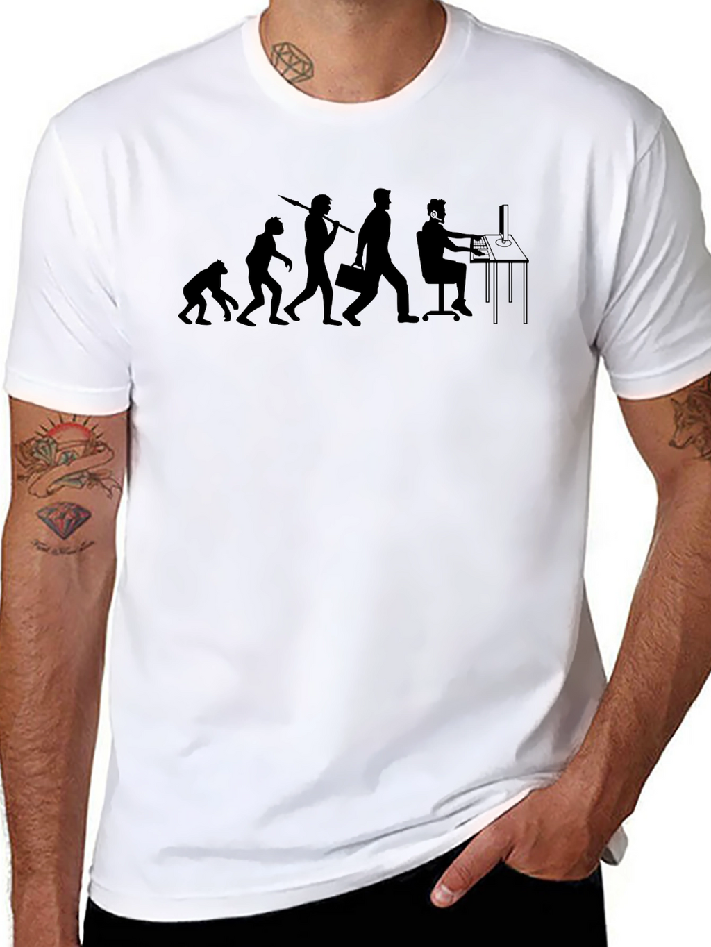 Evolution of a Programmer T-Shirt - Black