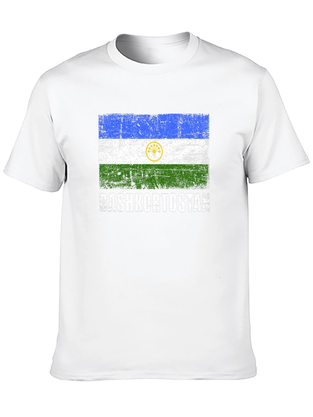 Bashkortostan Flag T-Shirt - Distressed Design