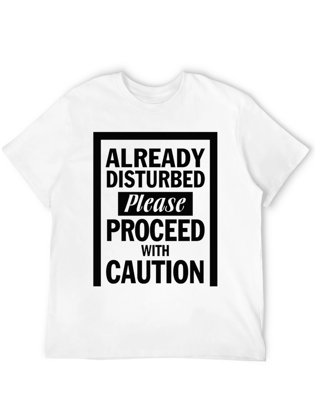 Disturbed Proceed With Caution Graphic Tee