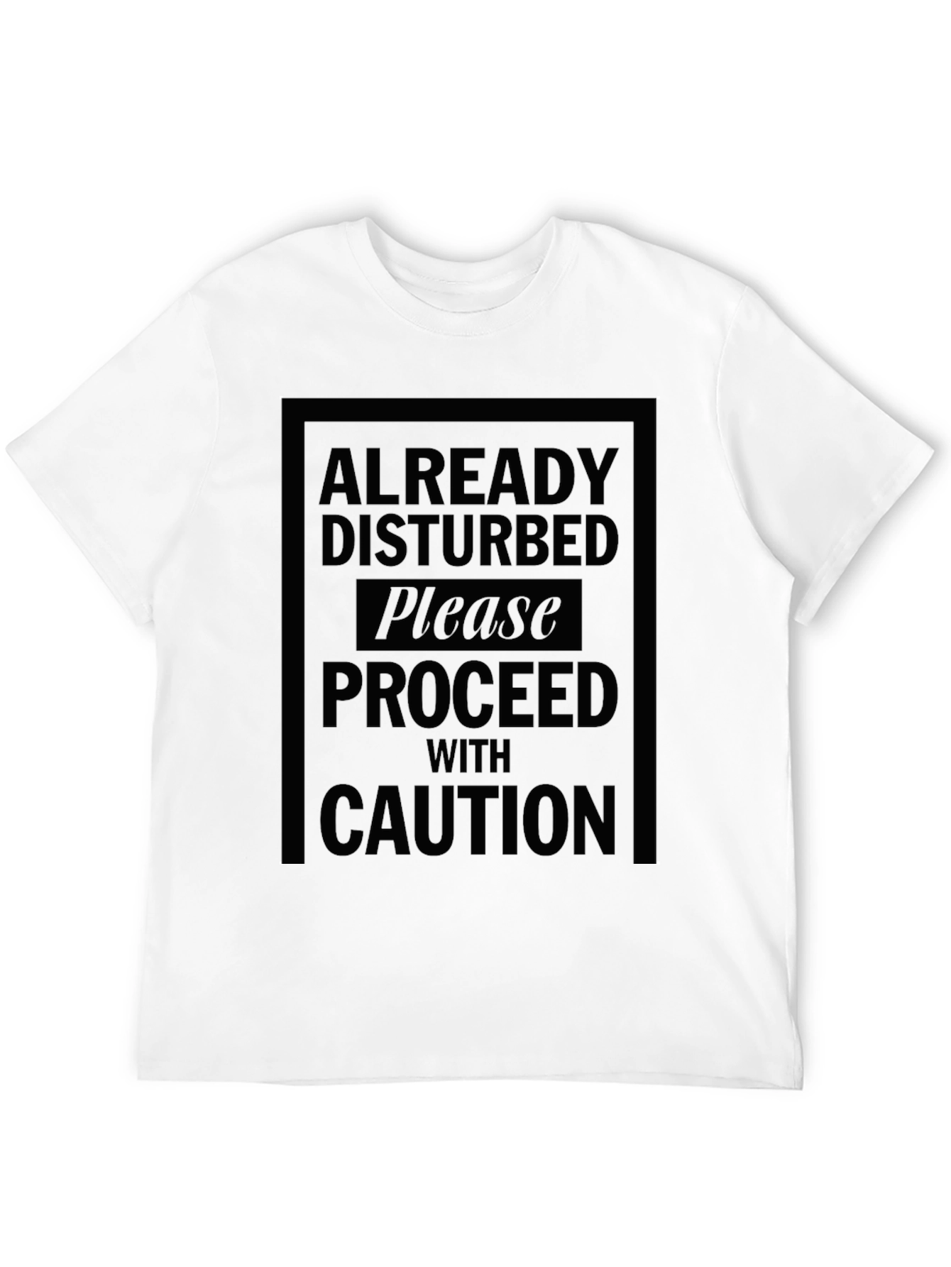Disturbed Proceed With Caution Graphic Tee