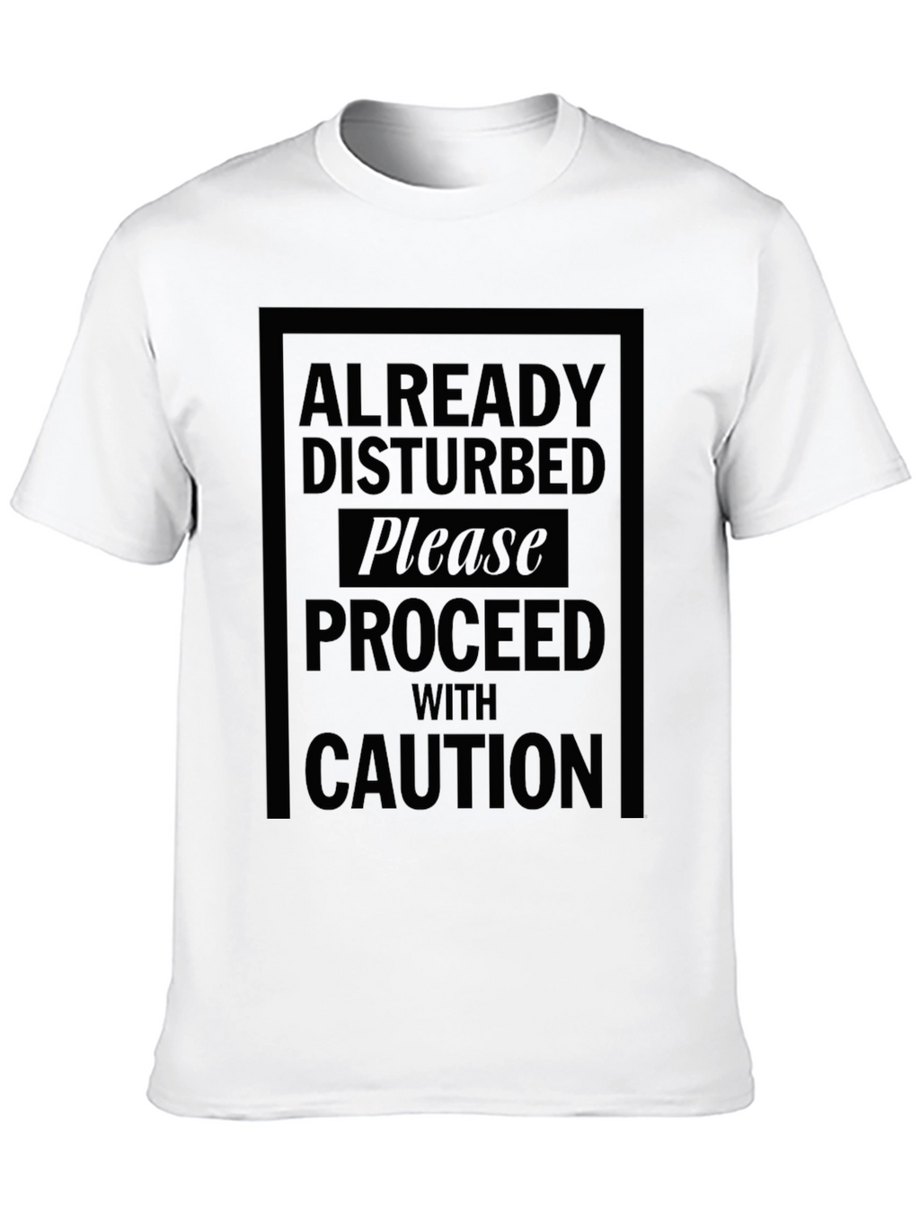 Disturbed Proceed With Caution Graphic Tee
