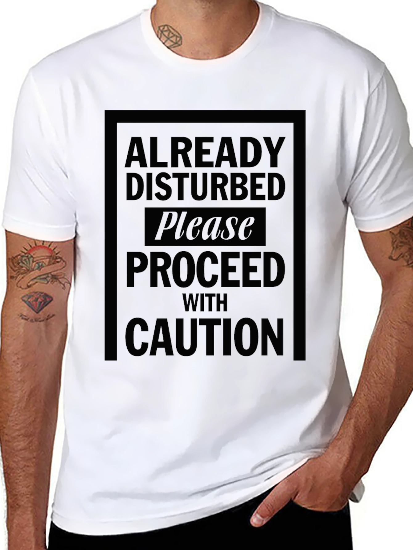 Disturbed Proceed With Caution Graphic Tee